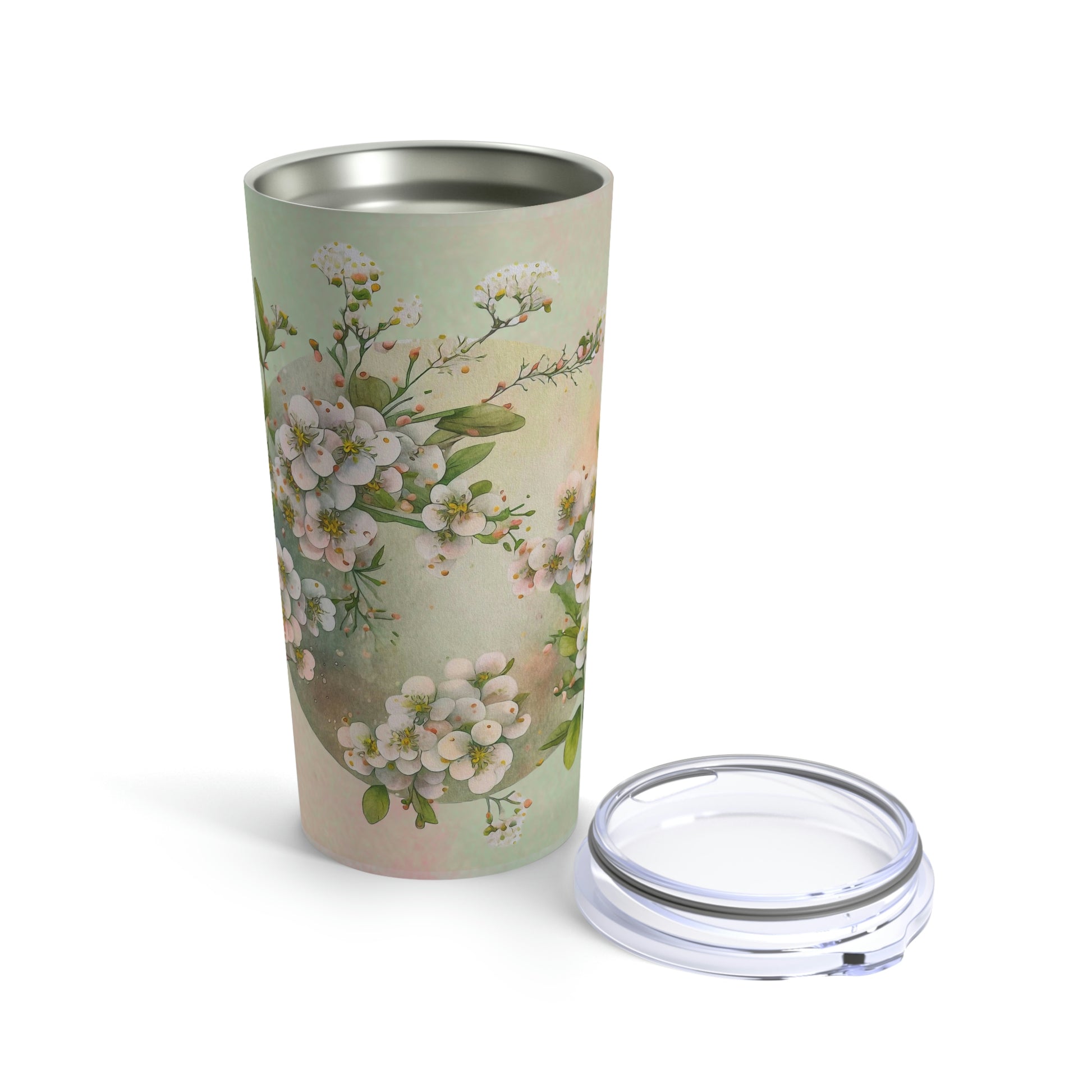 Spring Flowers Watercolor Tumbler 20oz