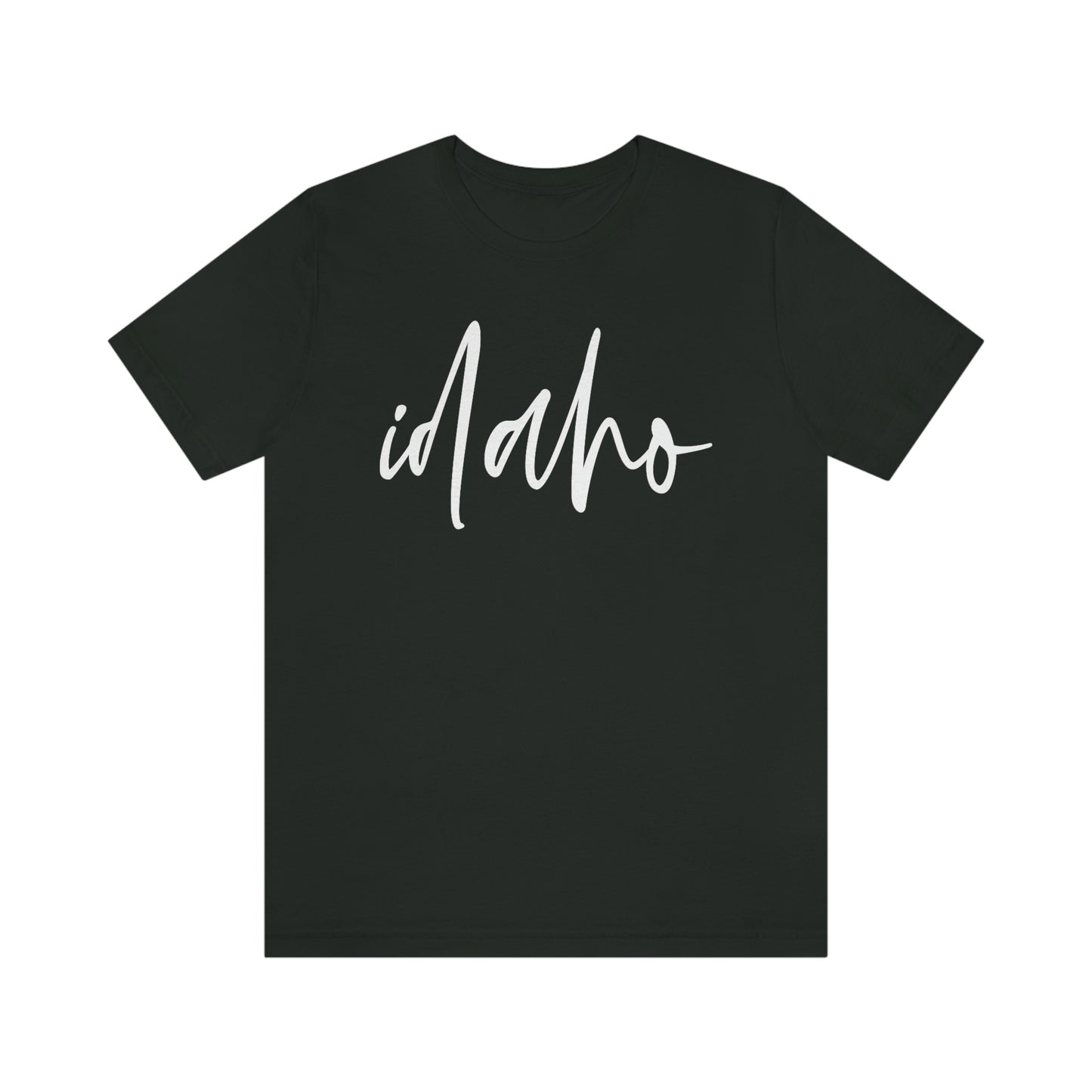 Idaho White Script Short Sleeve T-shirt