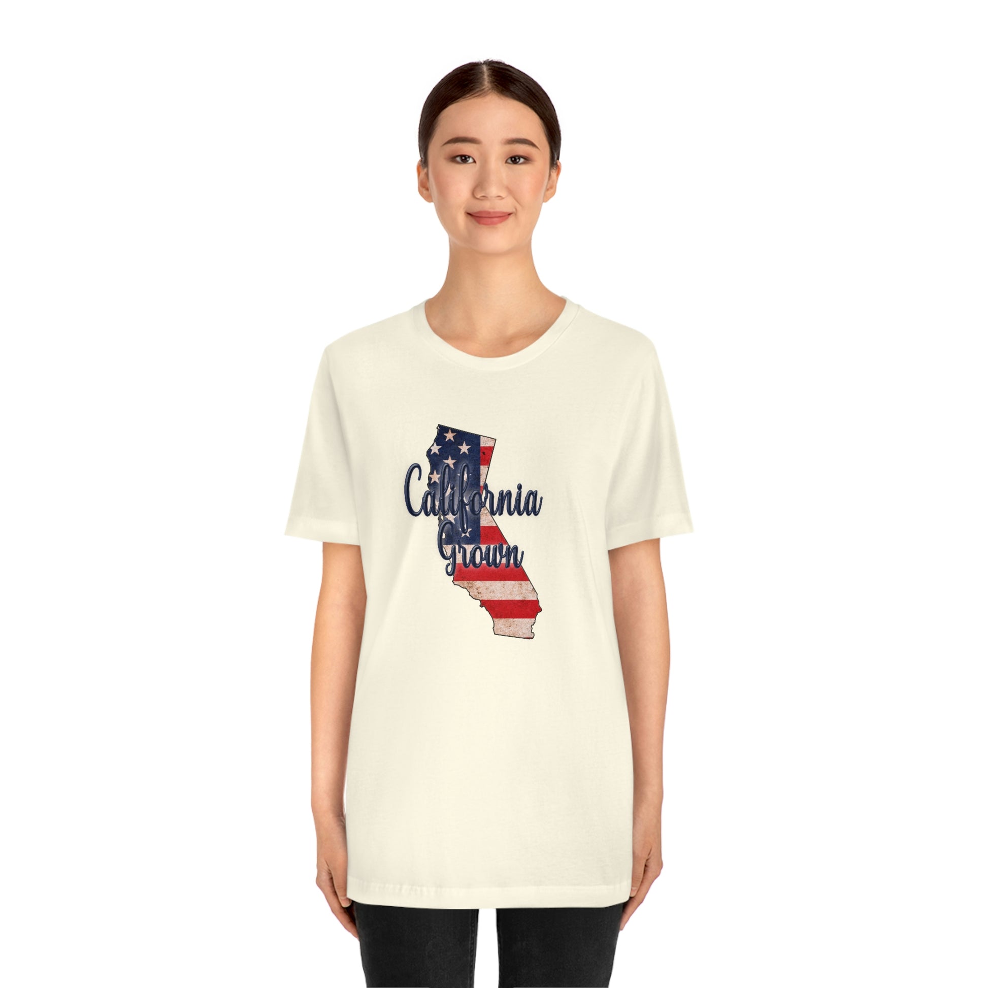 California US Flag Unisex Jersey Short Sleeve Tee Tshirt T-shirt