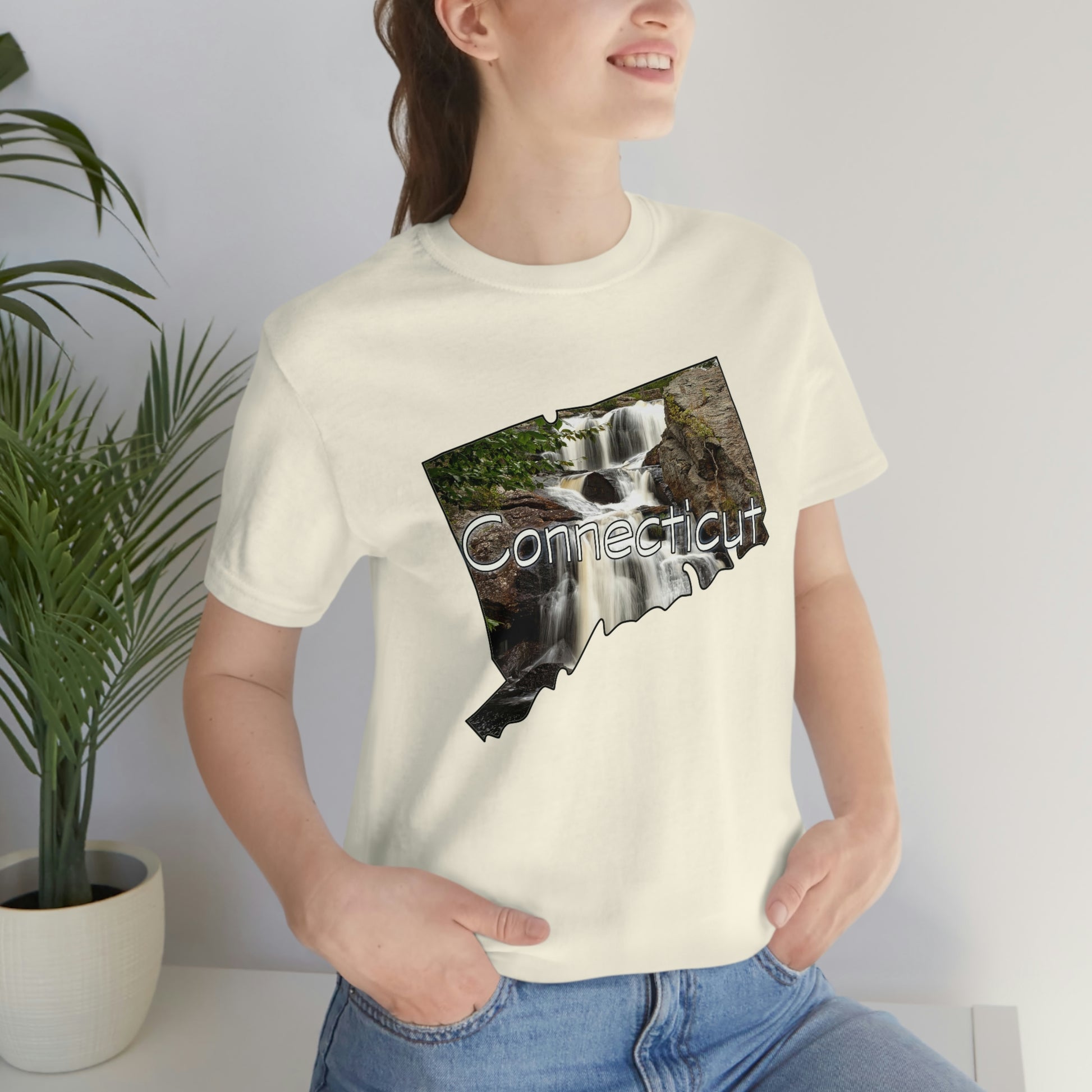 Connecticut Waterfall Unisex Jersey Short Sleeve T-shirt