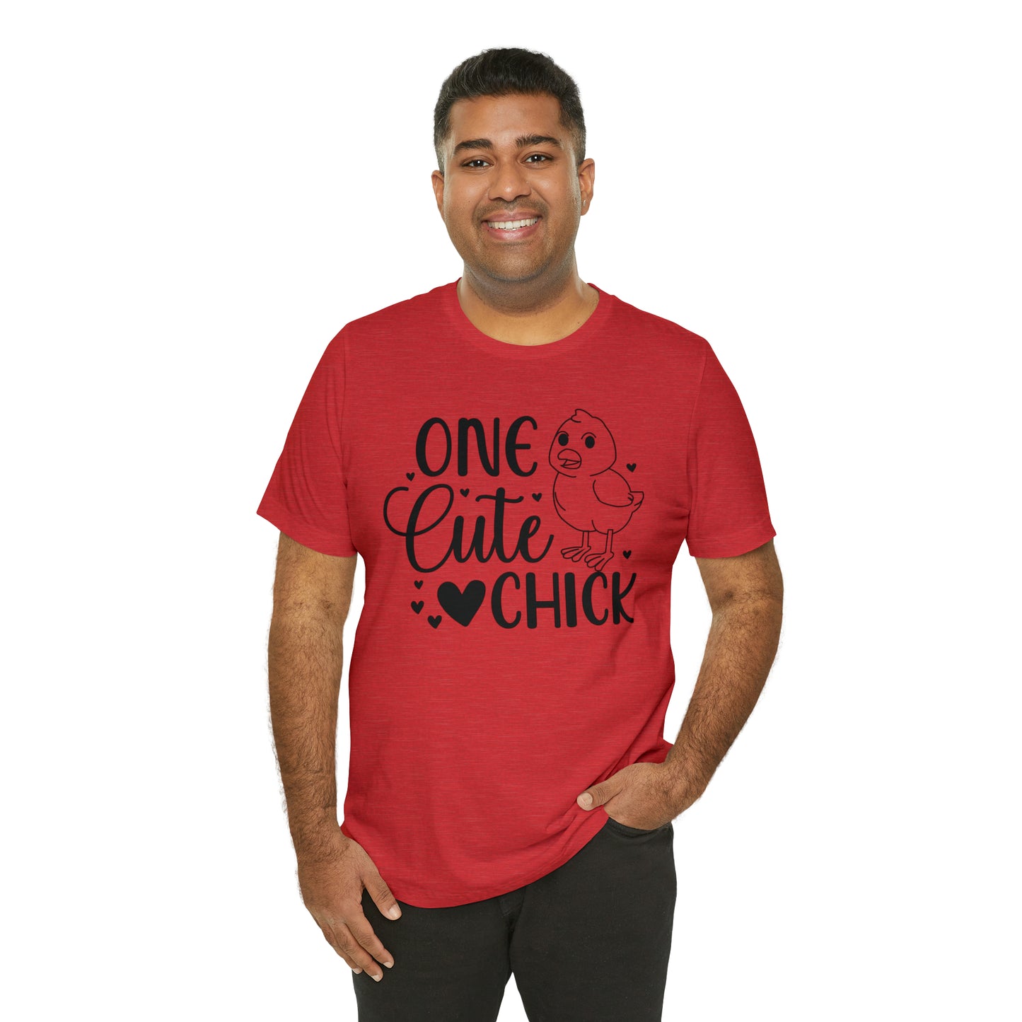 One Cute Chick Short Sleeve Chicken T-shirt