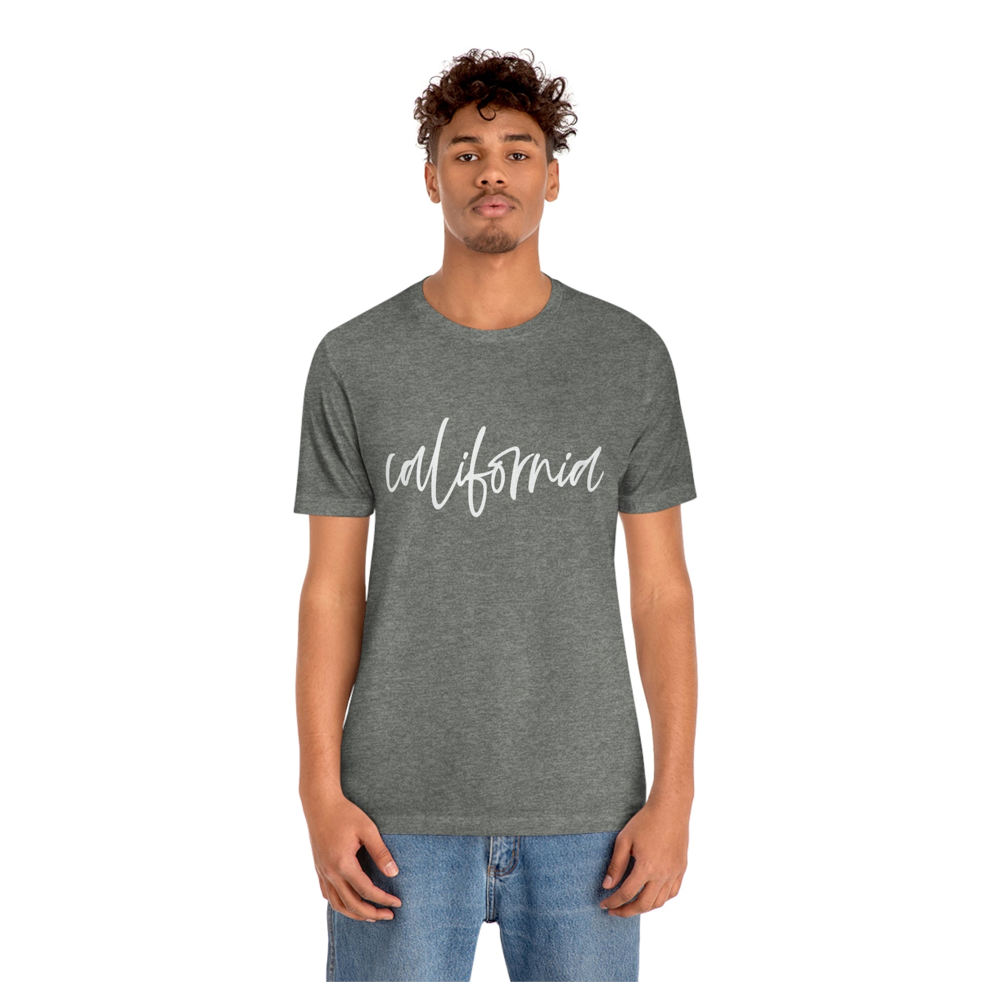 California Script Unisex Jersey Short Sleeve Tee Tshirt T-shirt