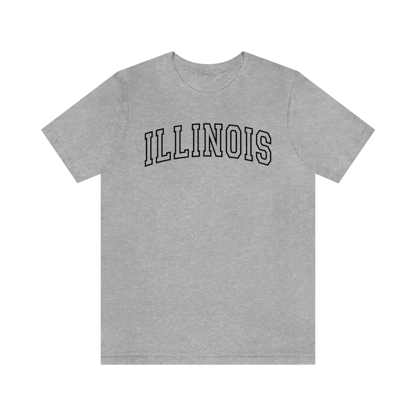 Illinois Varsity Letters Arch Short Sleeve T-shirt
