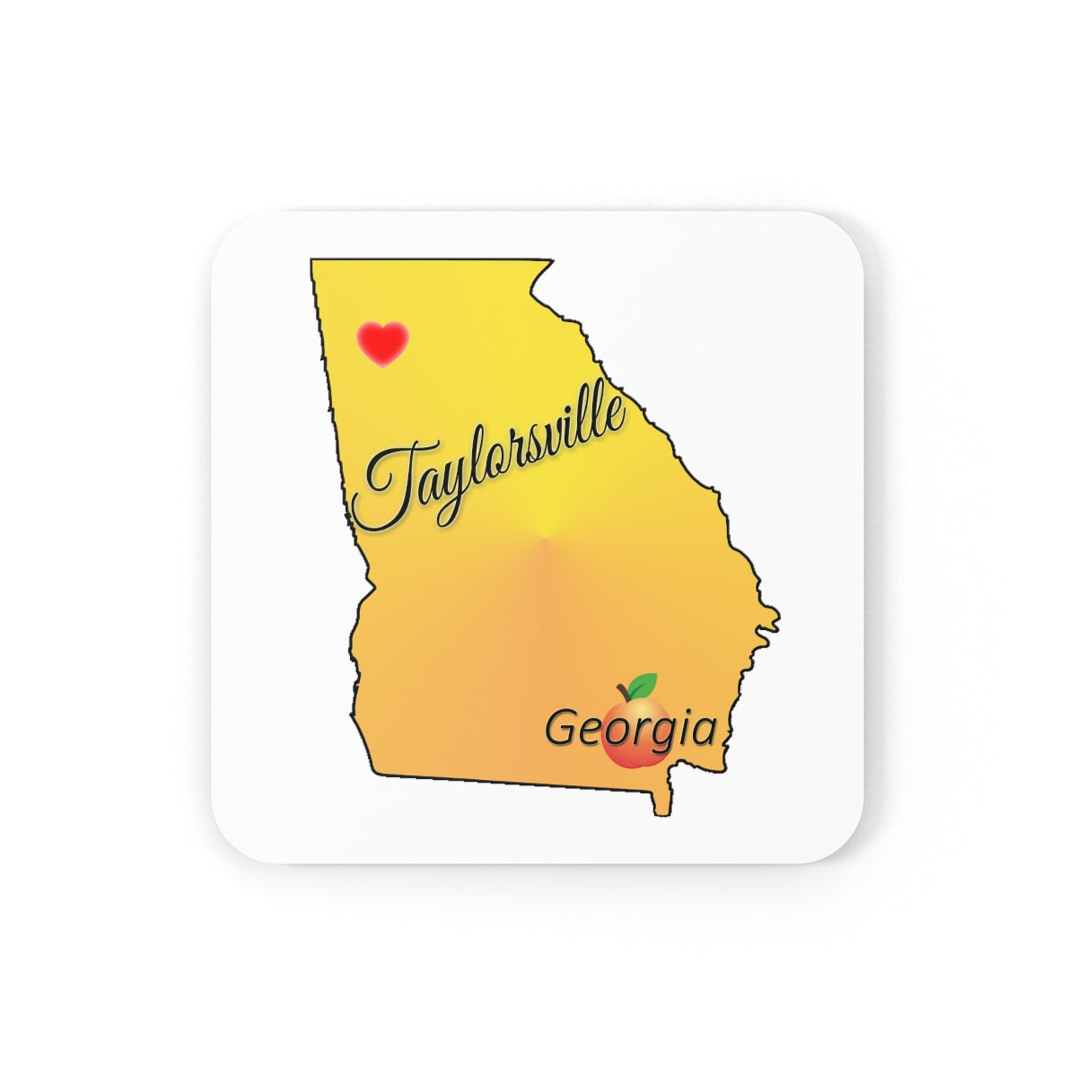 Taylorsville Georgia Corkwood Coaster Set