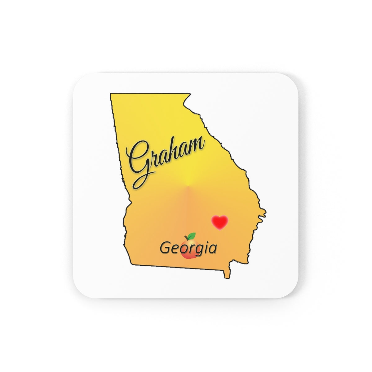 Graham Georgia Corkwood Coaster Set