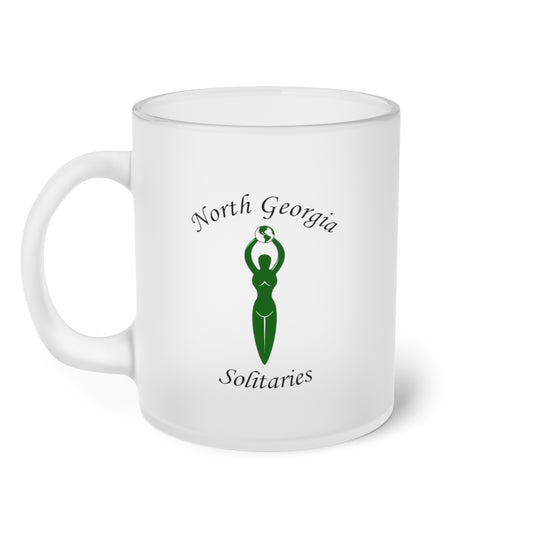 North Georgia Solitaries Frosted Glass Mug