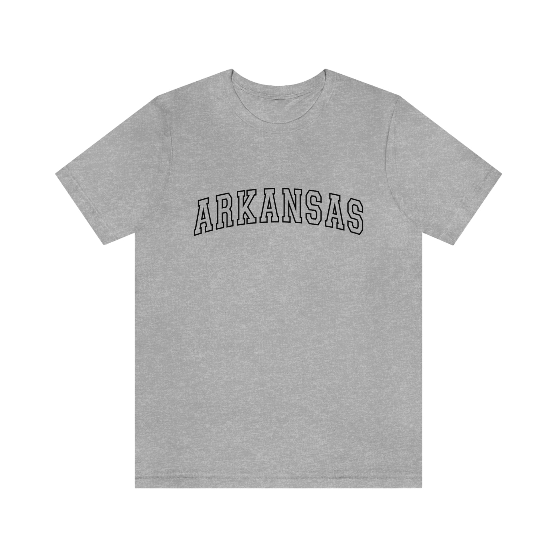 Arkansas Varsity Letters Arch Unisex Jersey Short Sleeve Tee Tshirt T-shirt