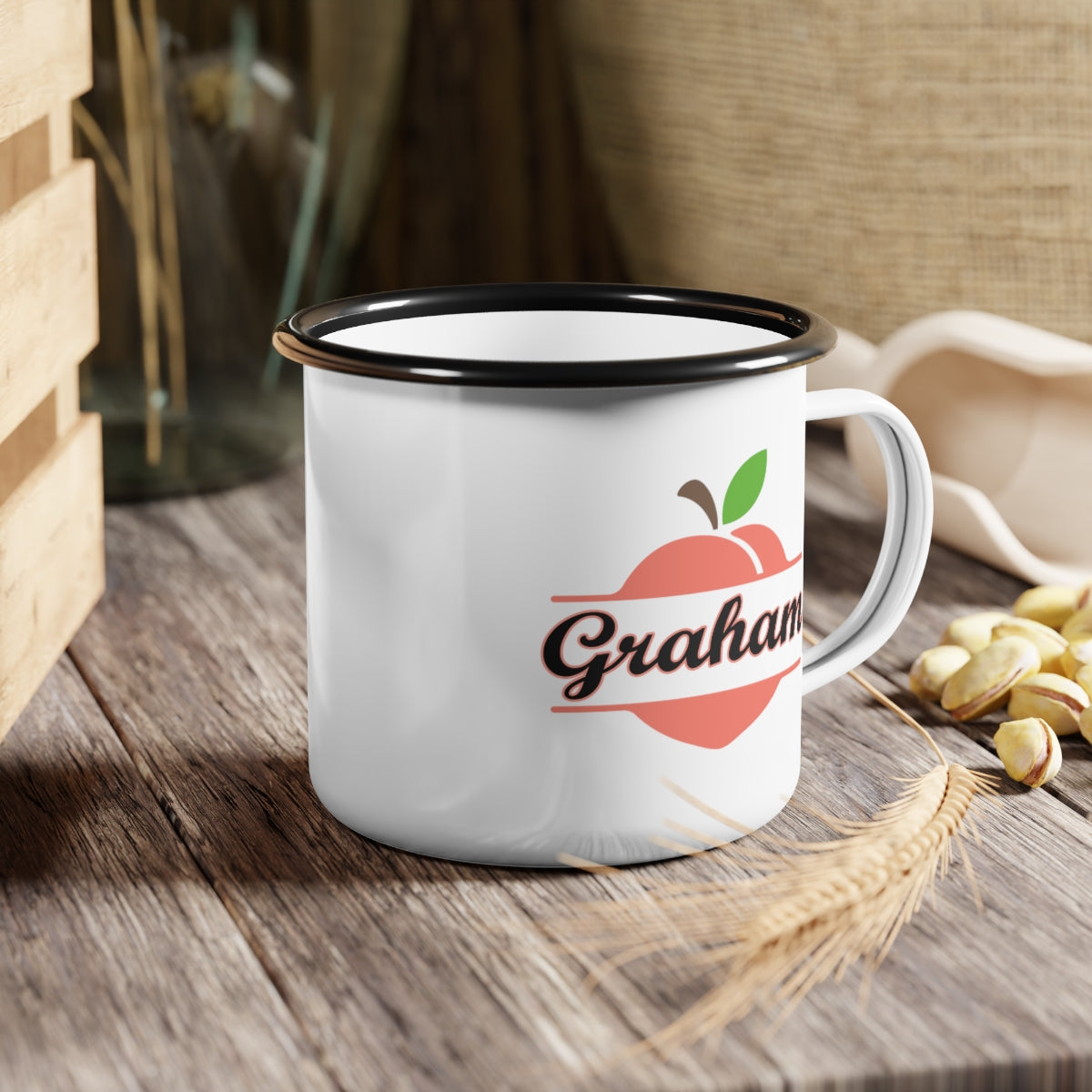 Graham Georgia Enamel Camp Cup