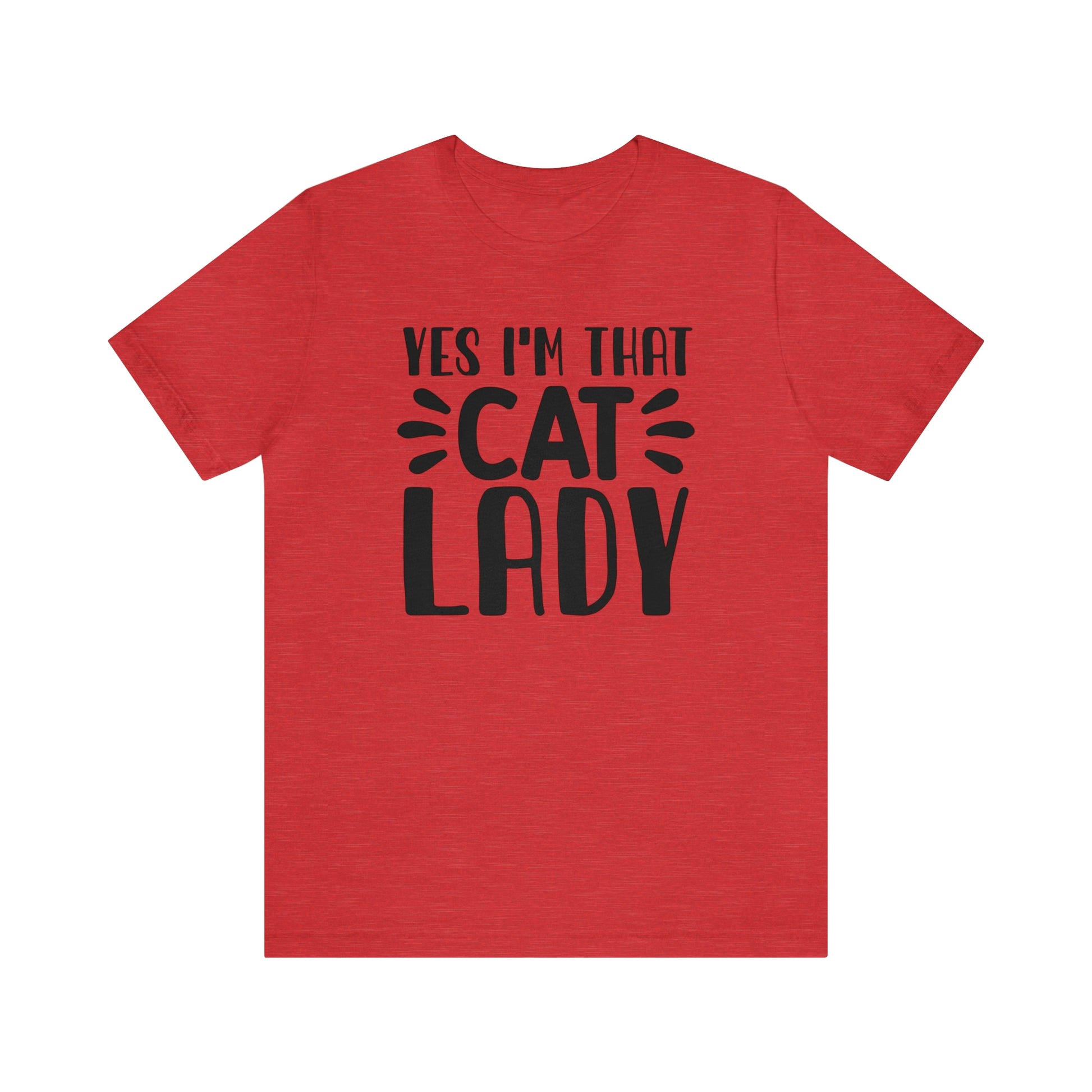 Yes I'm That Cat Lady Short Sleeve T-shirt