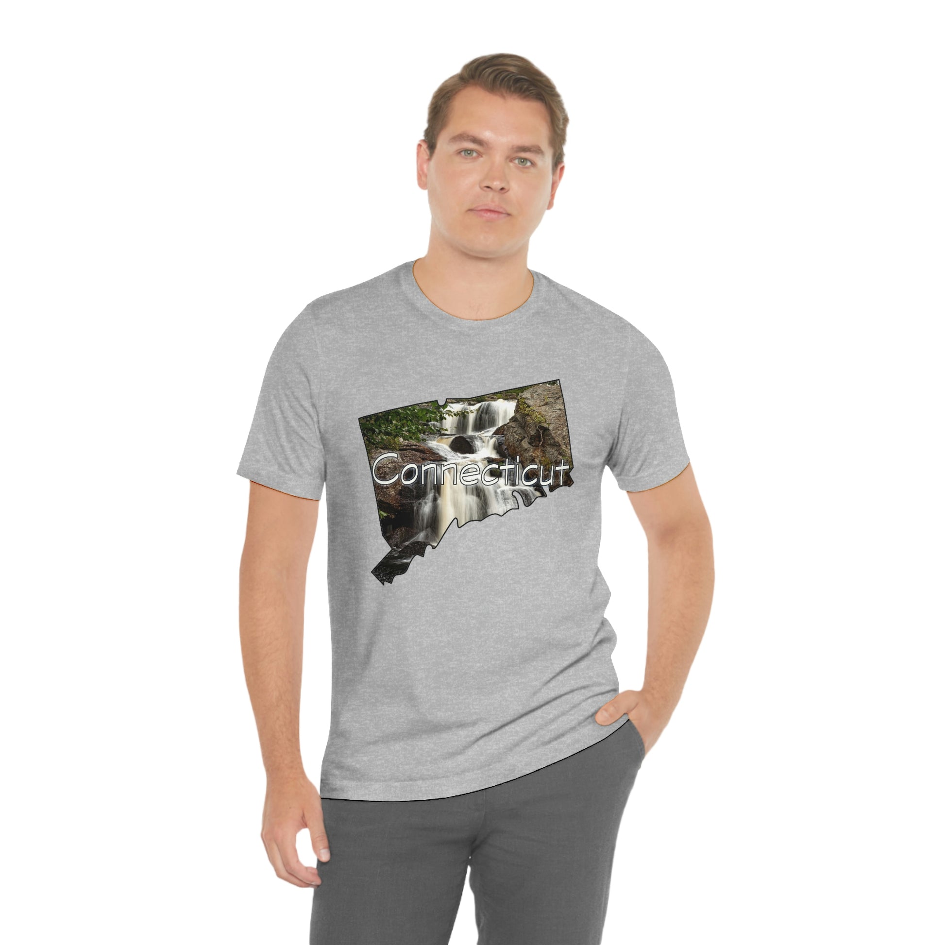 Connecticut Waterfall Unisex Jersey Short Sleeve T-shirt