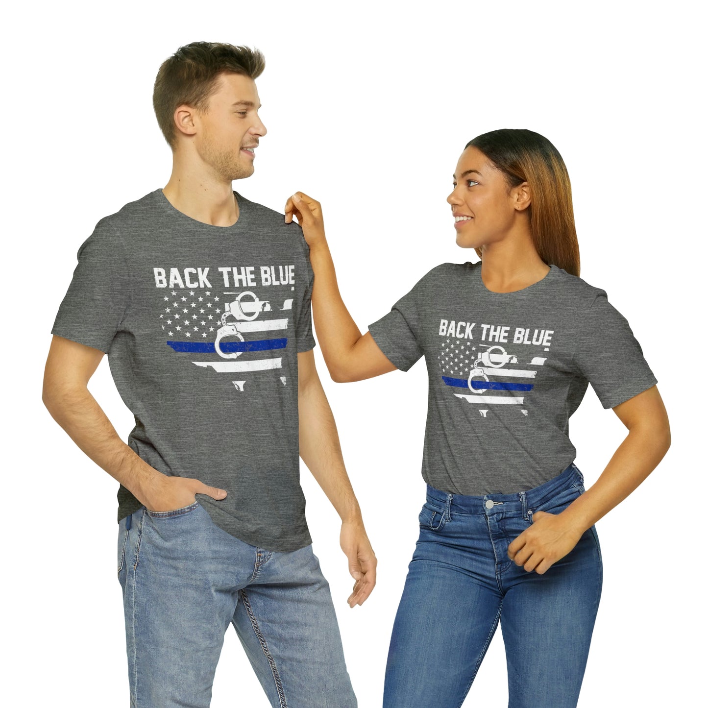 Back the Blue Police Short Sleeve T-shirt