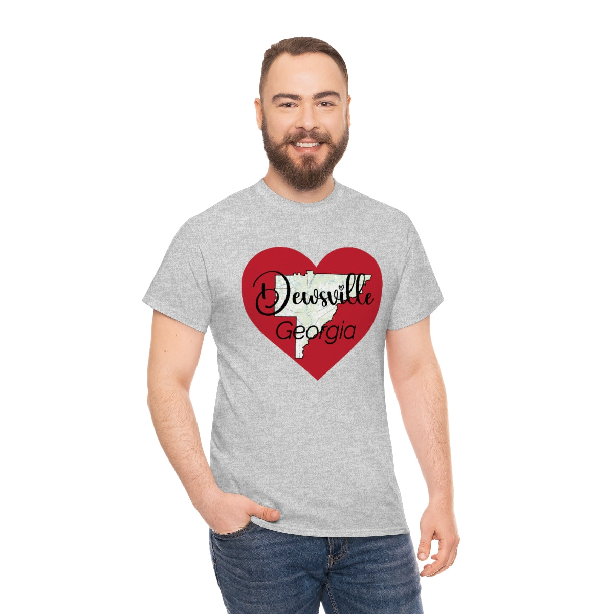 Dewsville Georgia Unisex Heavy Cotton Tee