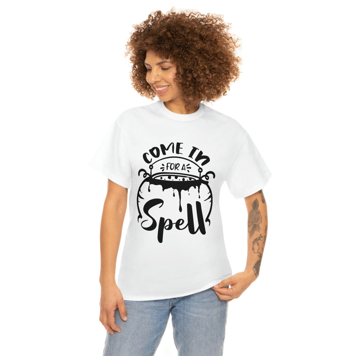 Come in for a Spell Unisex Heavy Cotton Tee