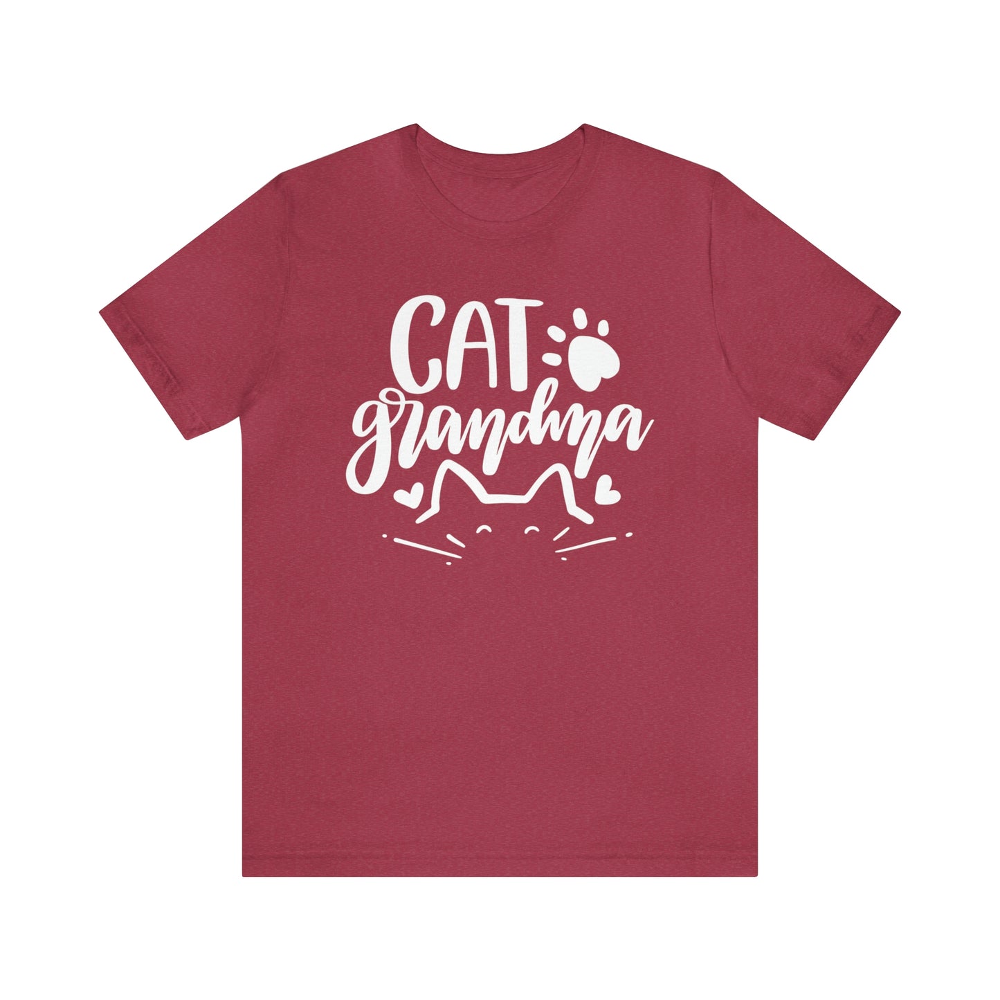 Cat Grandma Short Sleeve T-shirt