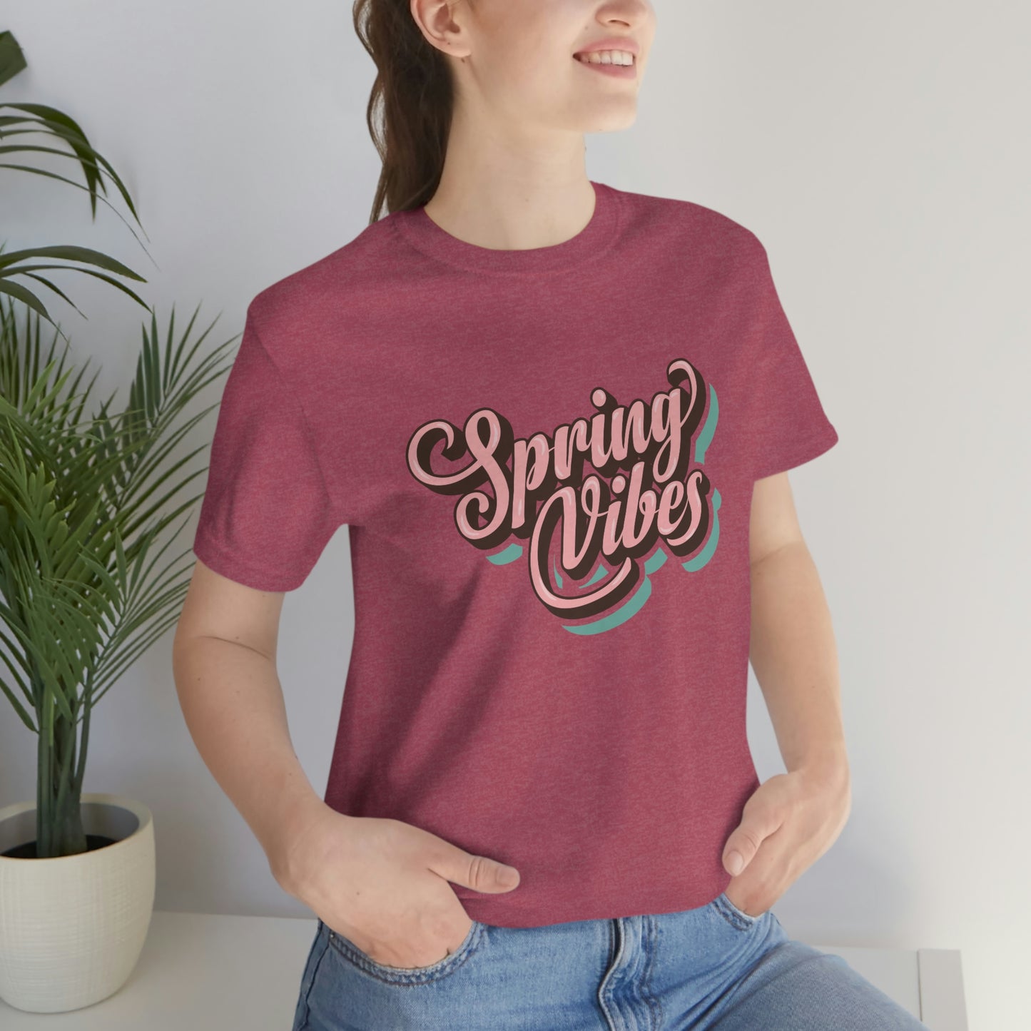 Spring Vibes Unisex Jersey Short Sleeve Tee