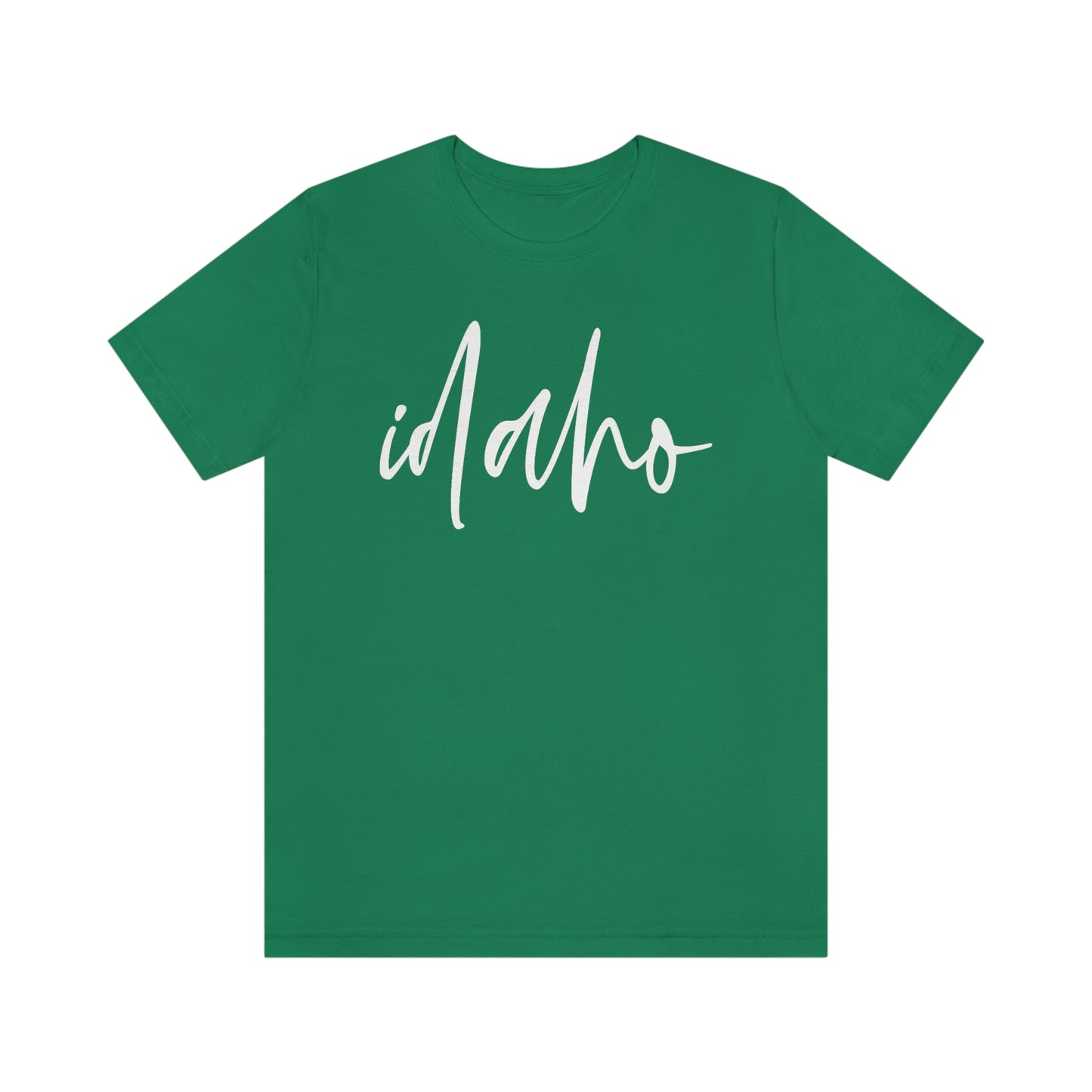 Idaho White Script Short Sleeve T-shirt