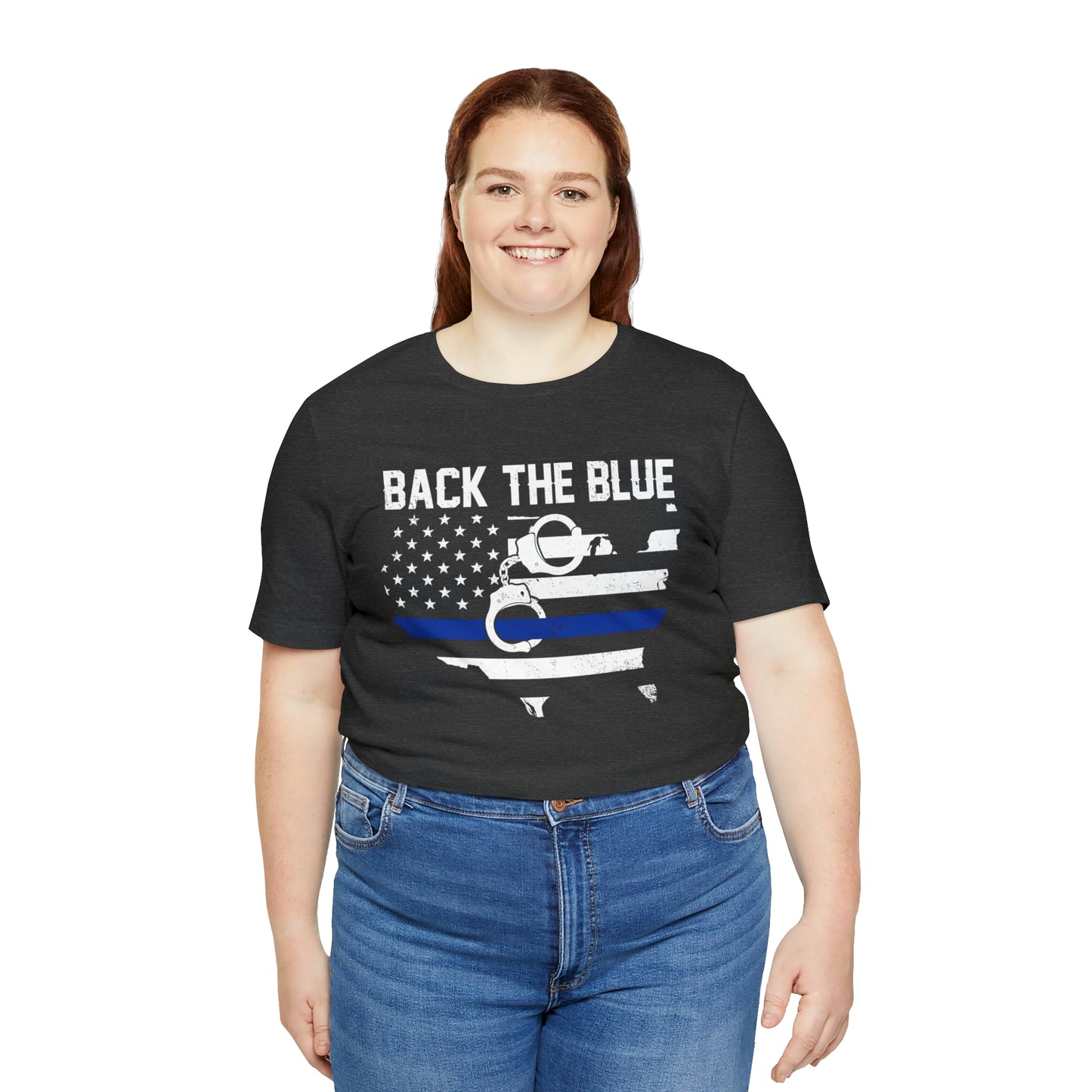 Back the Blue Police Short Sleeve T-shirt