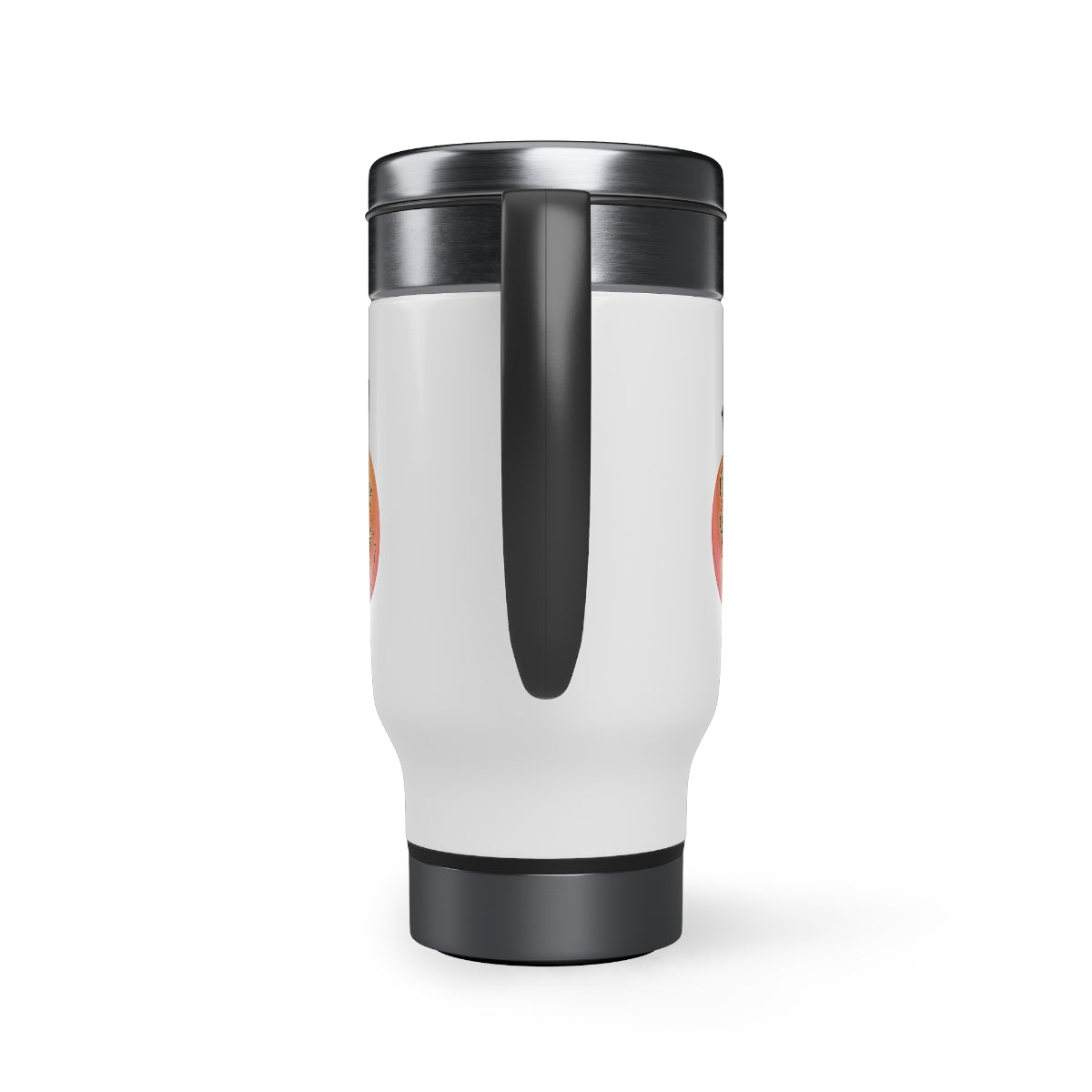 Baker County Georgia Stainless Steel Travel Mug with Handle, 14oz