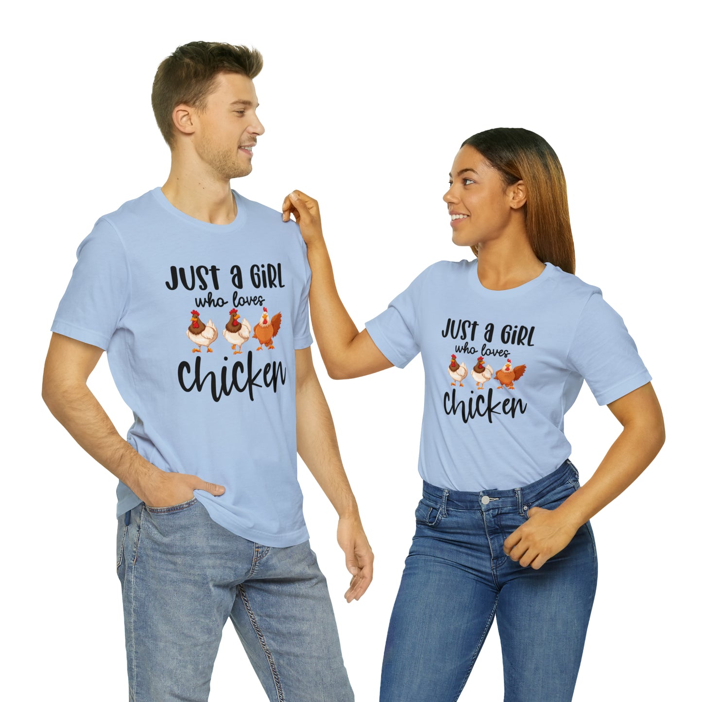 Just a Girl Who Loves Chicken Short Sleeve T-shirt