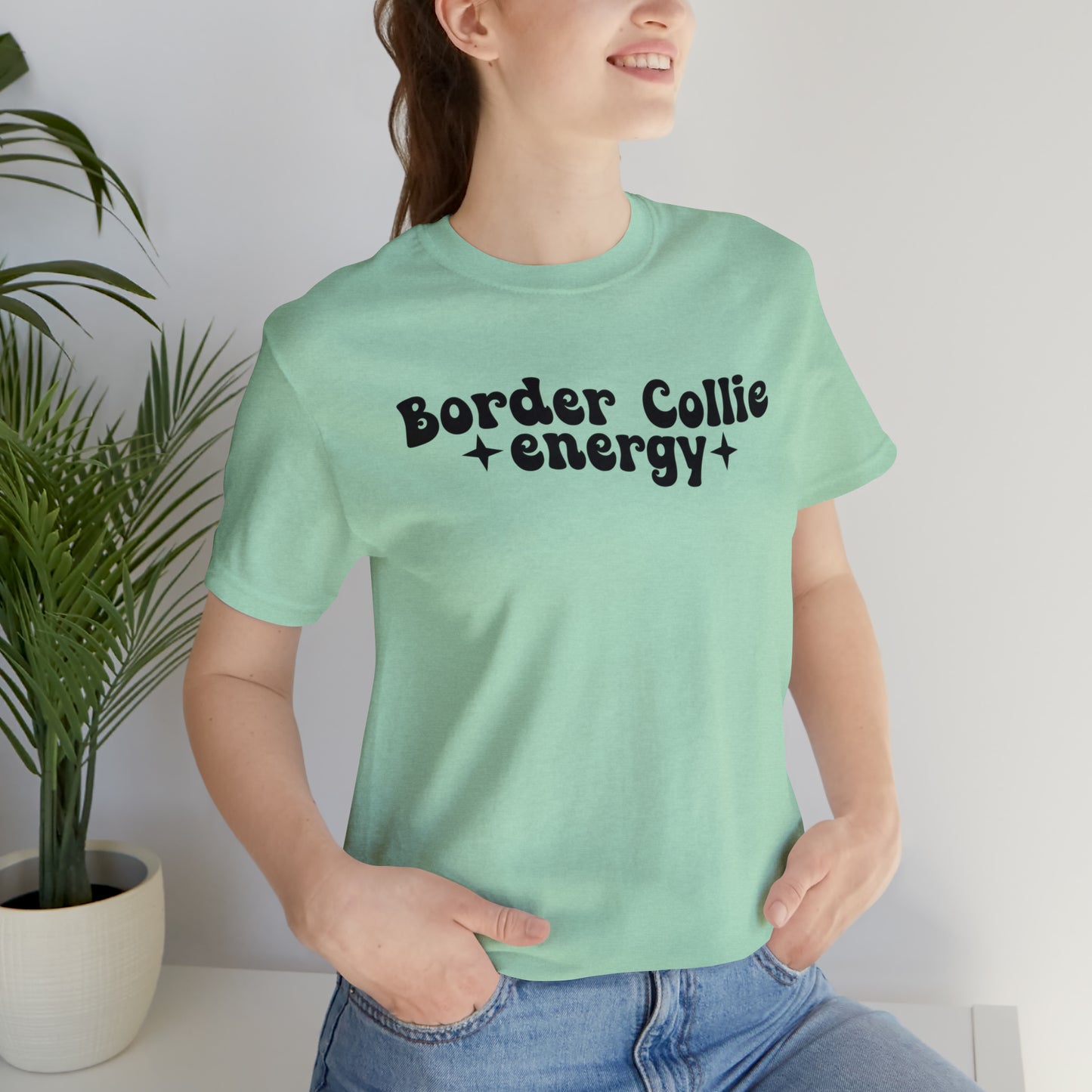 Border Collie Energy dog Short Sleeve T-shirt