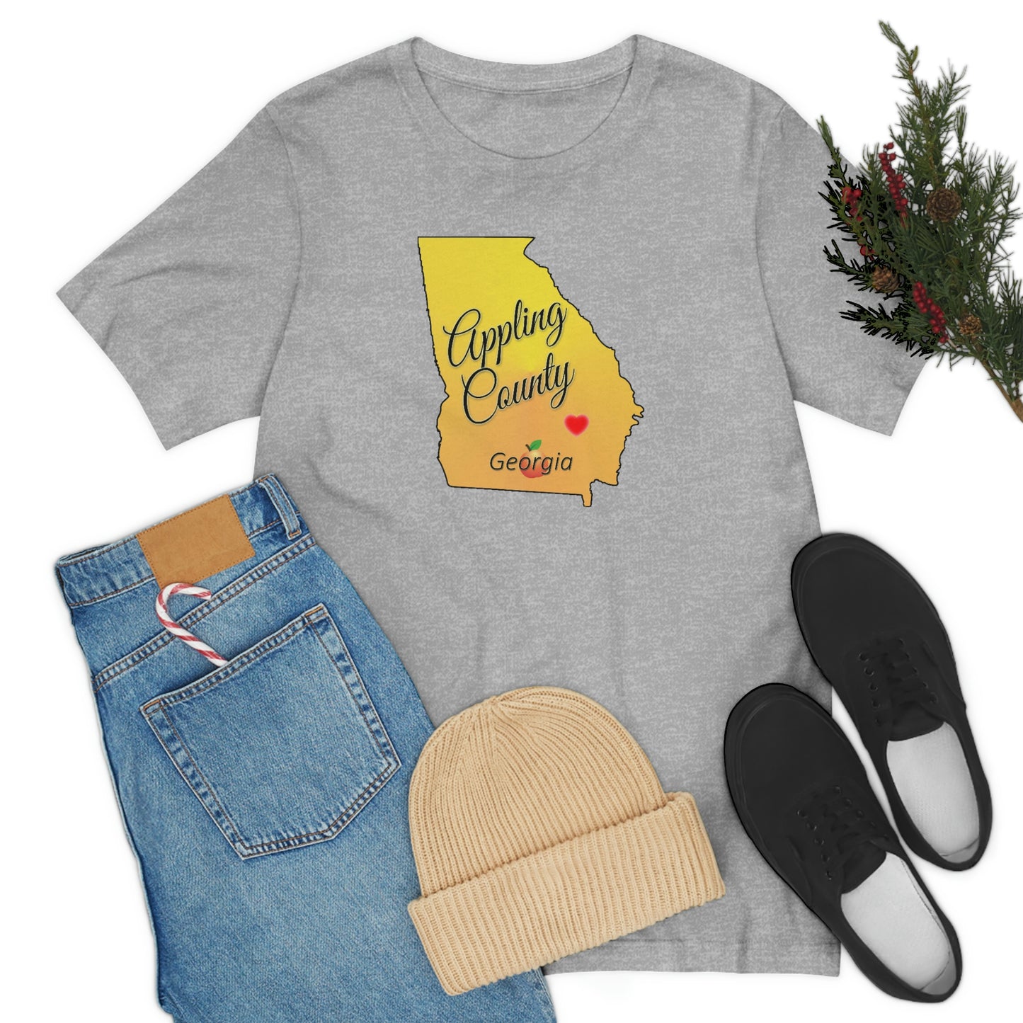 Appling County Georgia Unisex Jersey Short Sleeve Tee