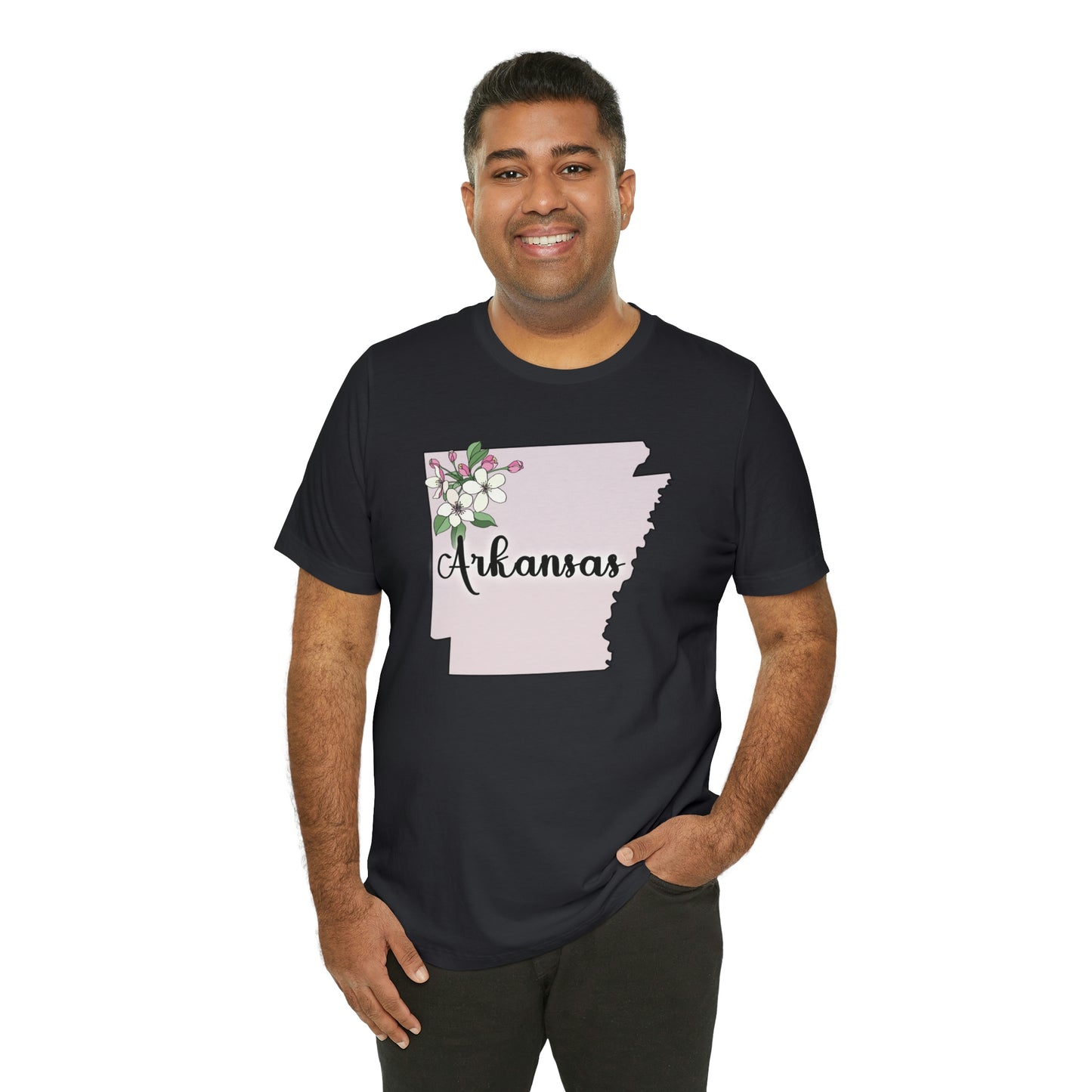 Arkansas State Flower Short Sleeve T-shirt
