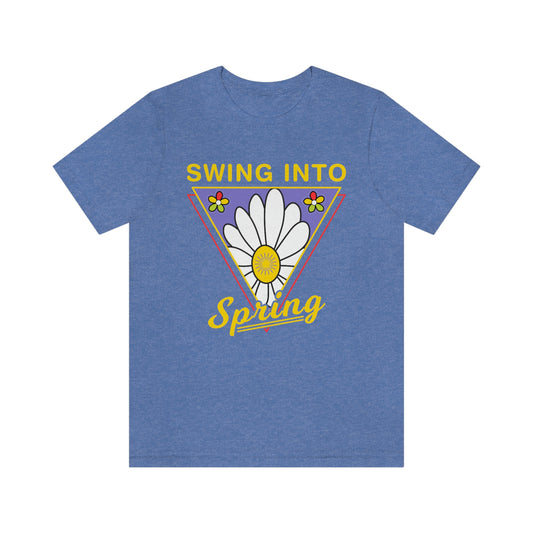 Swing Into Spring Unisex Jersey Short Sleeve Tee