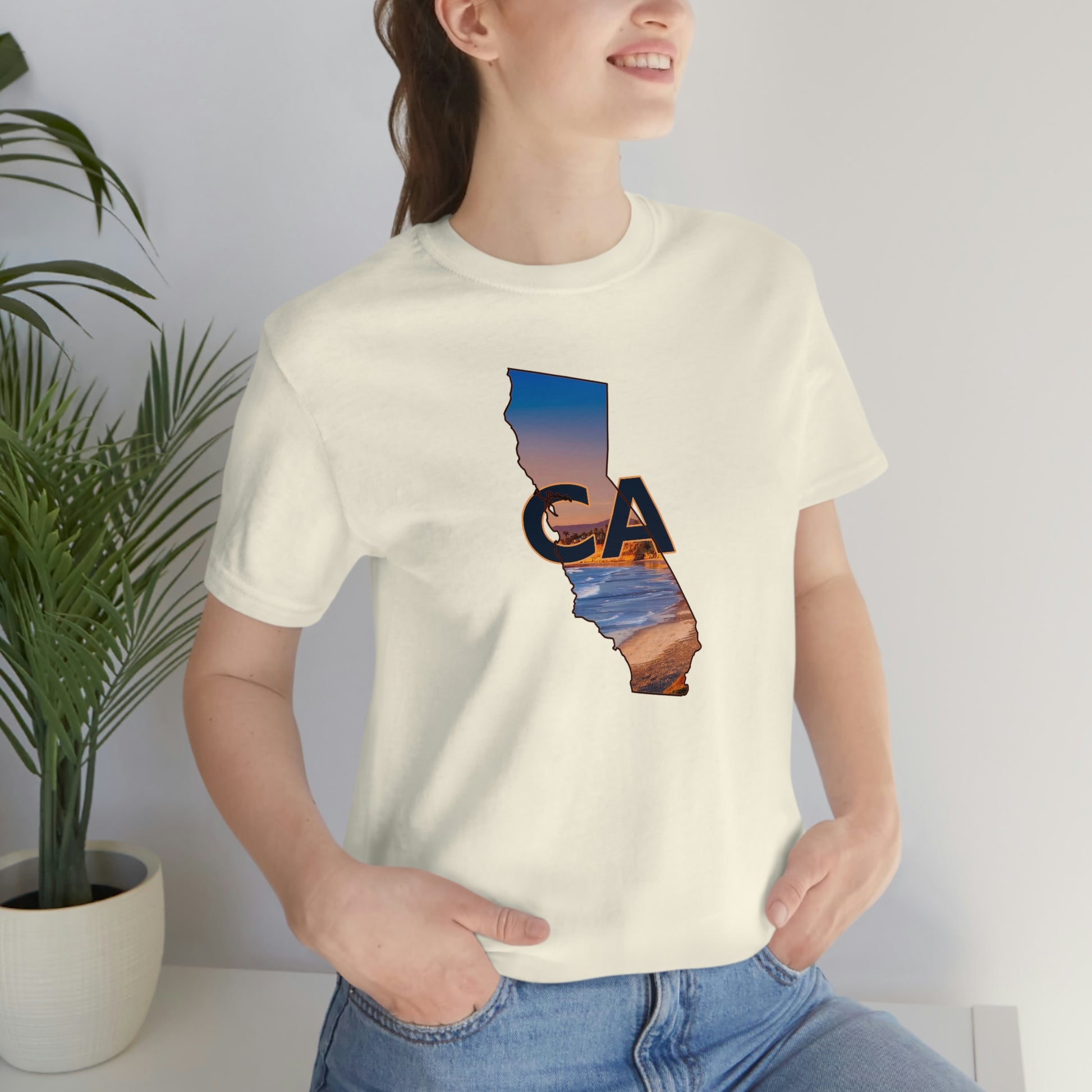 California Beach Unisex Jersey Short Sleeve Tee Tshirt T-shirt