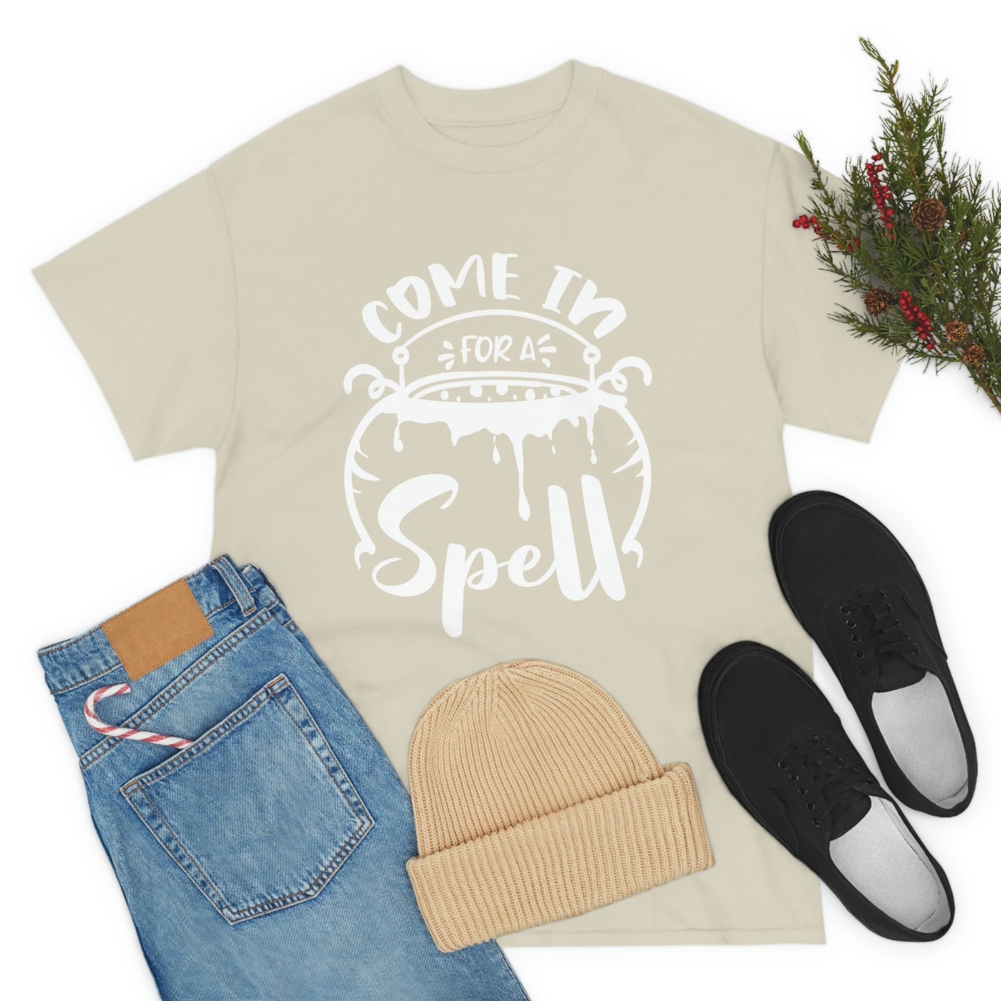 Come in for a Spell Unisex Heavy Cotton Tee