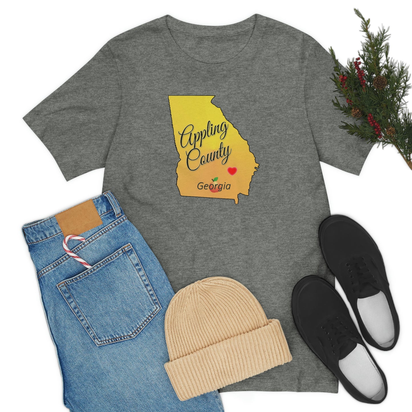 Appling County Georgia Unisex Jersey Short Sleeve Tee