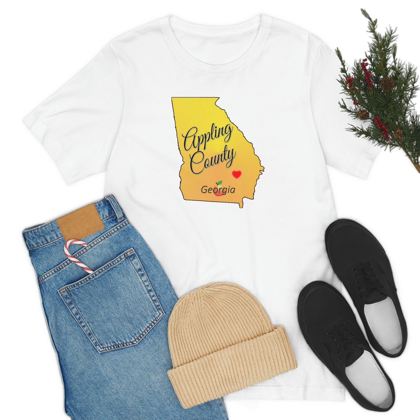 Appling County Georgia Unisex Jersey Short Sleeve Tee