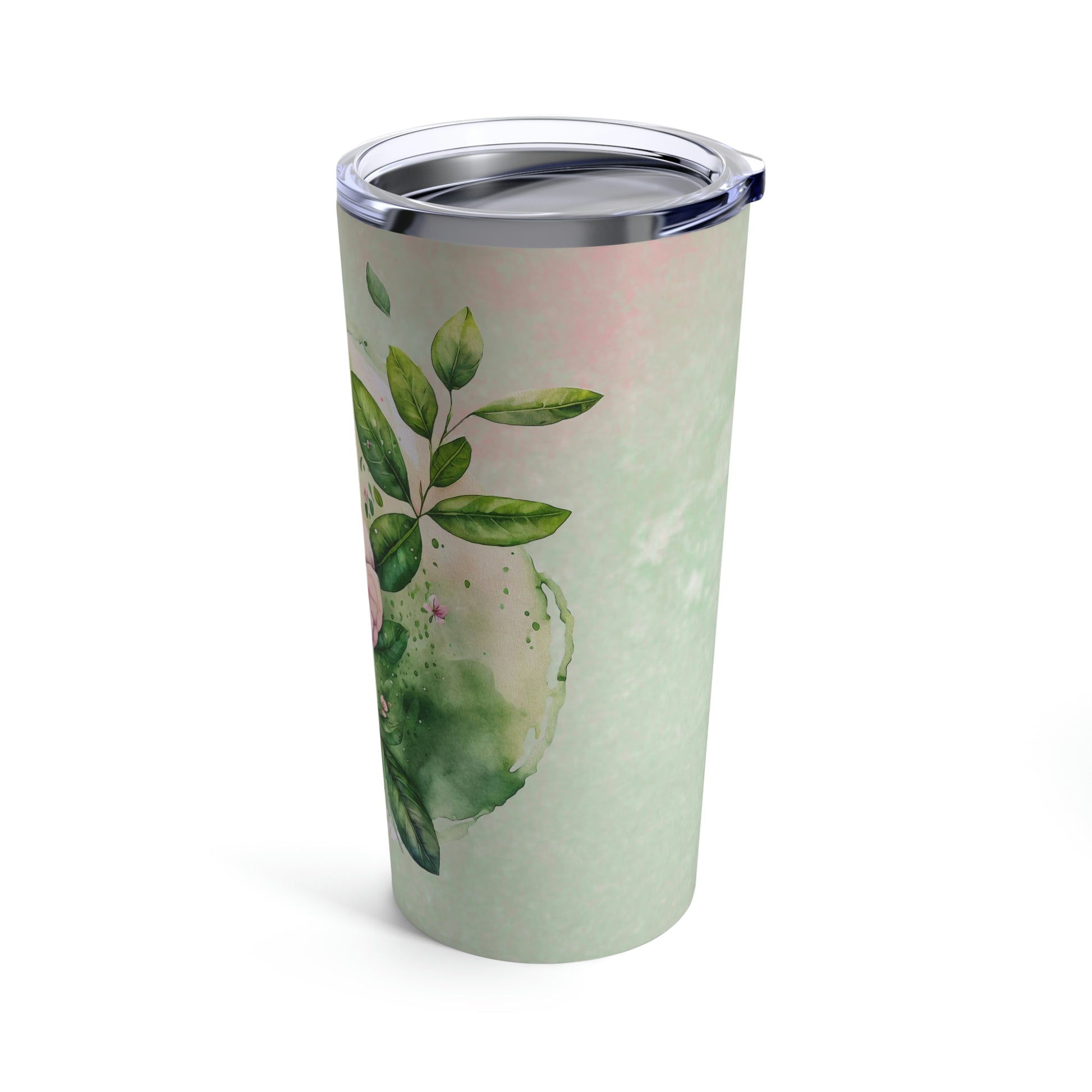 Spring Flowers Watercolor Tumbler 20oz