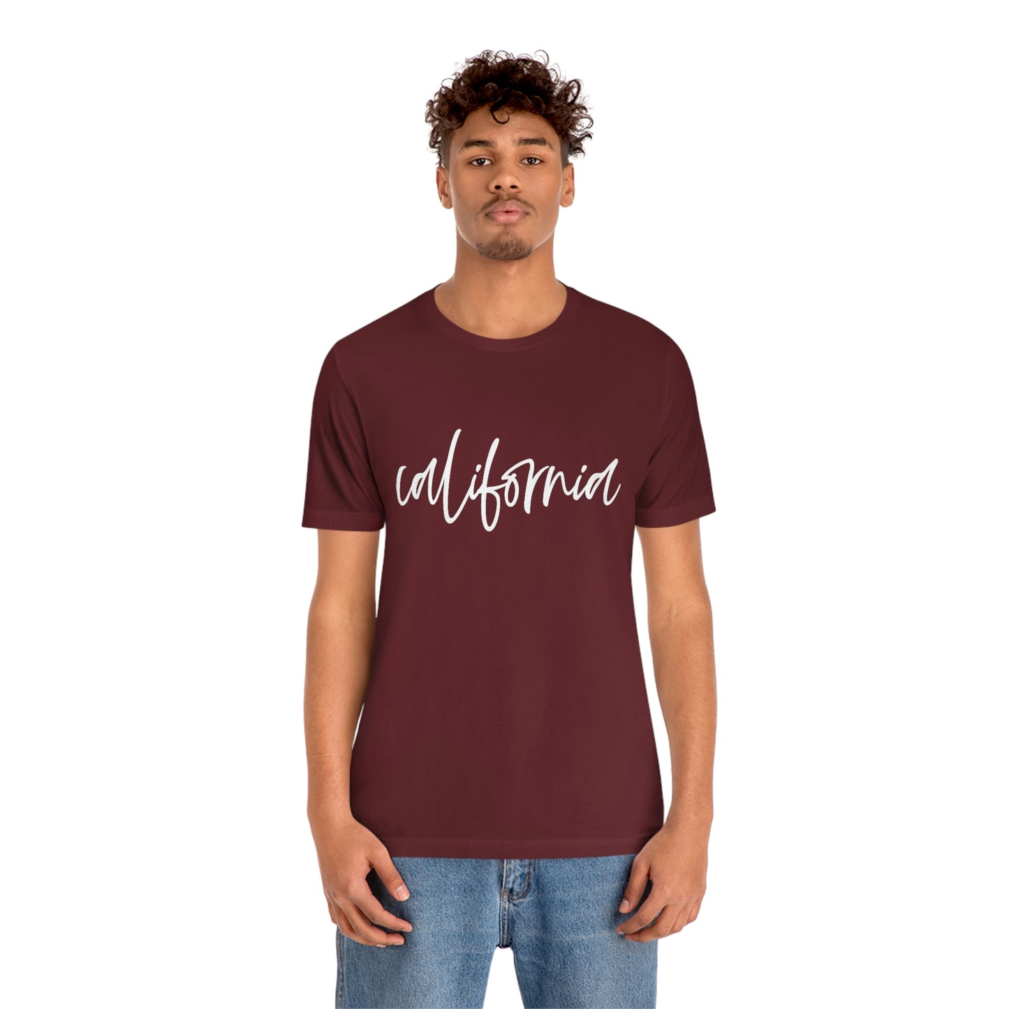 California Script Unisex Jersey Short Sleeve Tee Tshirt T-shirt