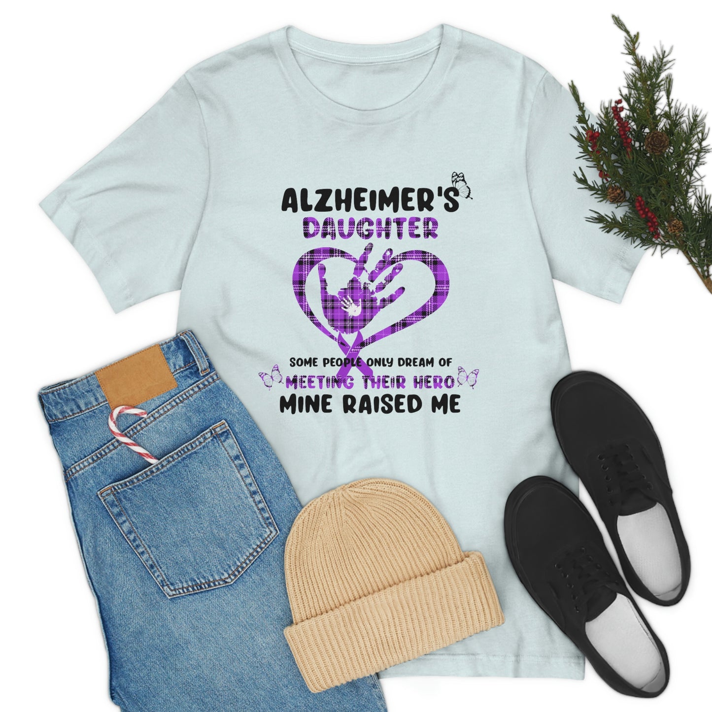 Alzheimer's Daughter Print Unisex Jersey Short Sleeve Tee