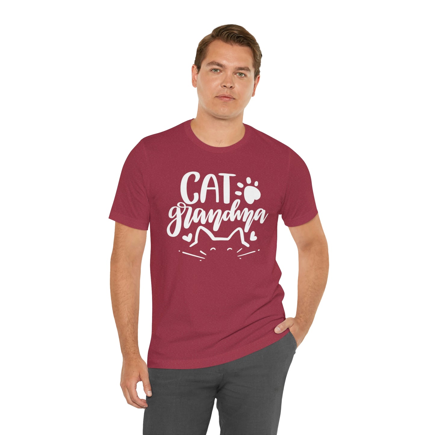 Cat Grandma Short Sleeve T-shirt