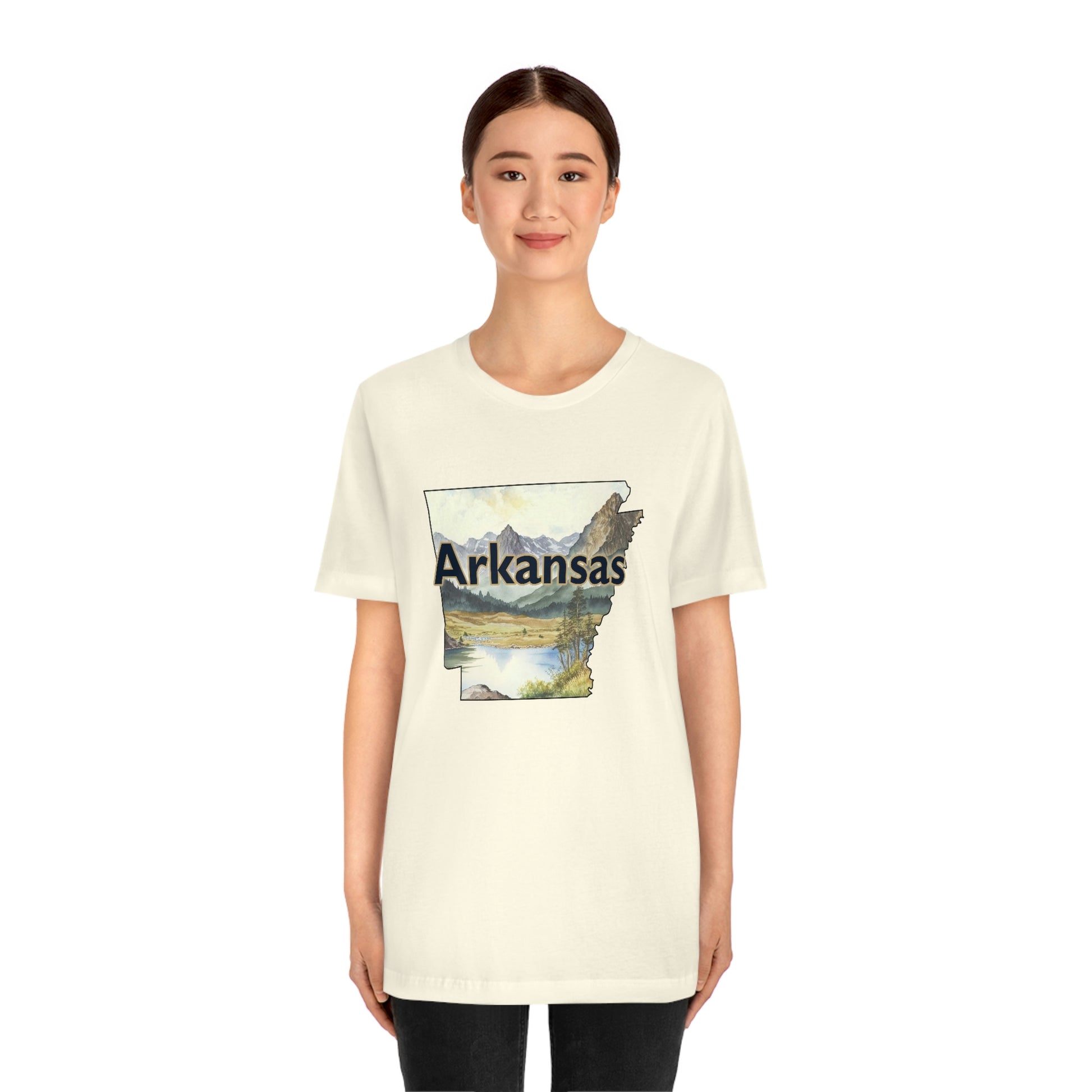 Arkansas Landscape Unisex Jersey Short Sleeve Tee Tshirt T-shirt