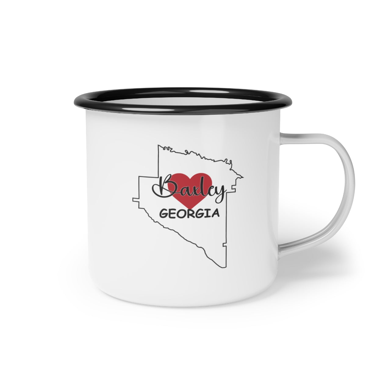 Baxley Georgia Enamel Camp Cup