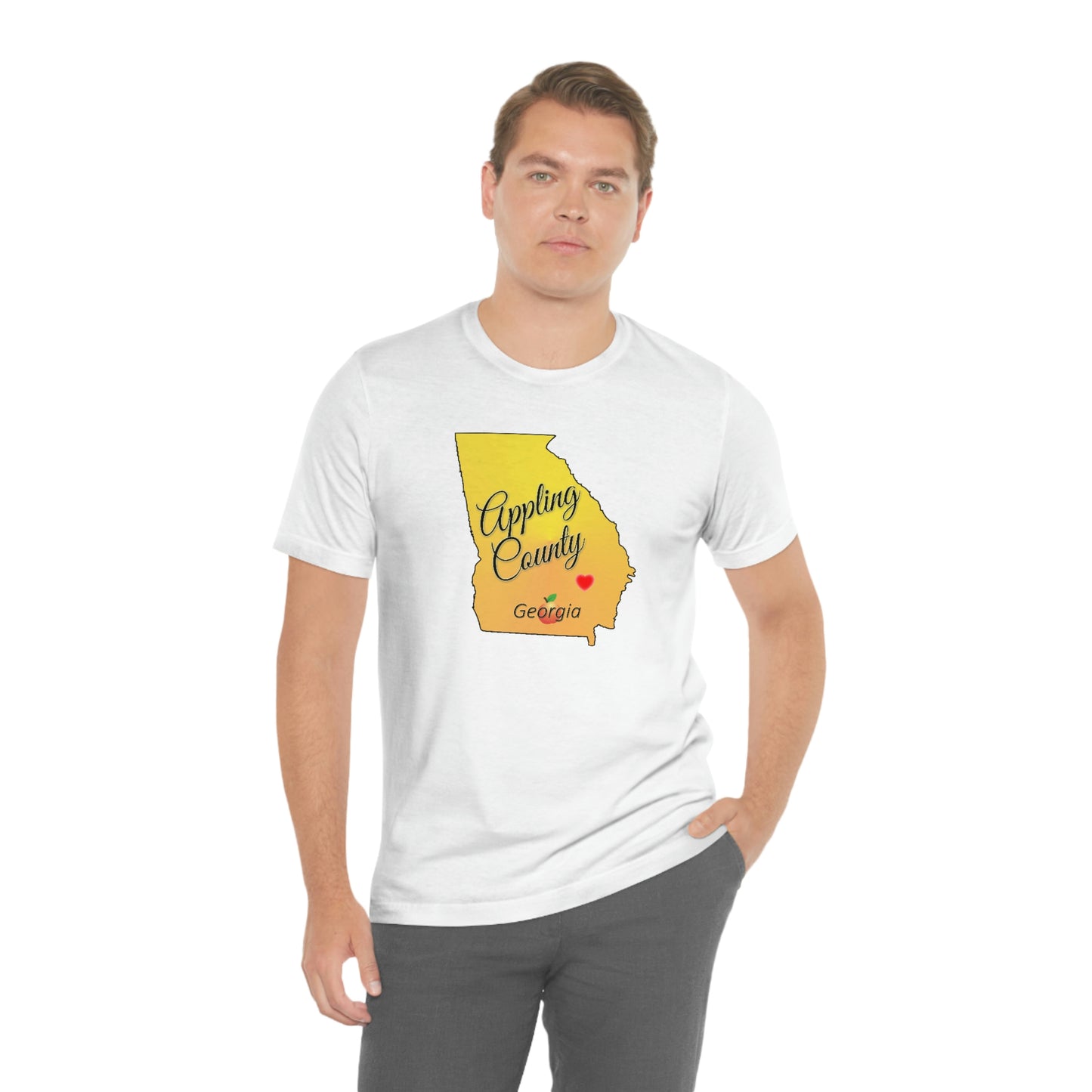 Appling County Georgia Unisex Jersey Short Sleeve Tee