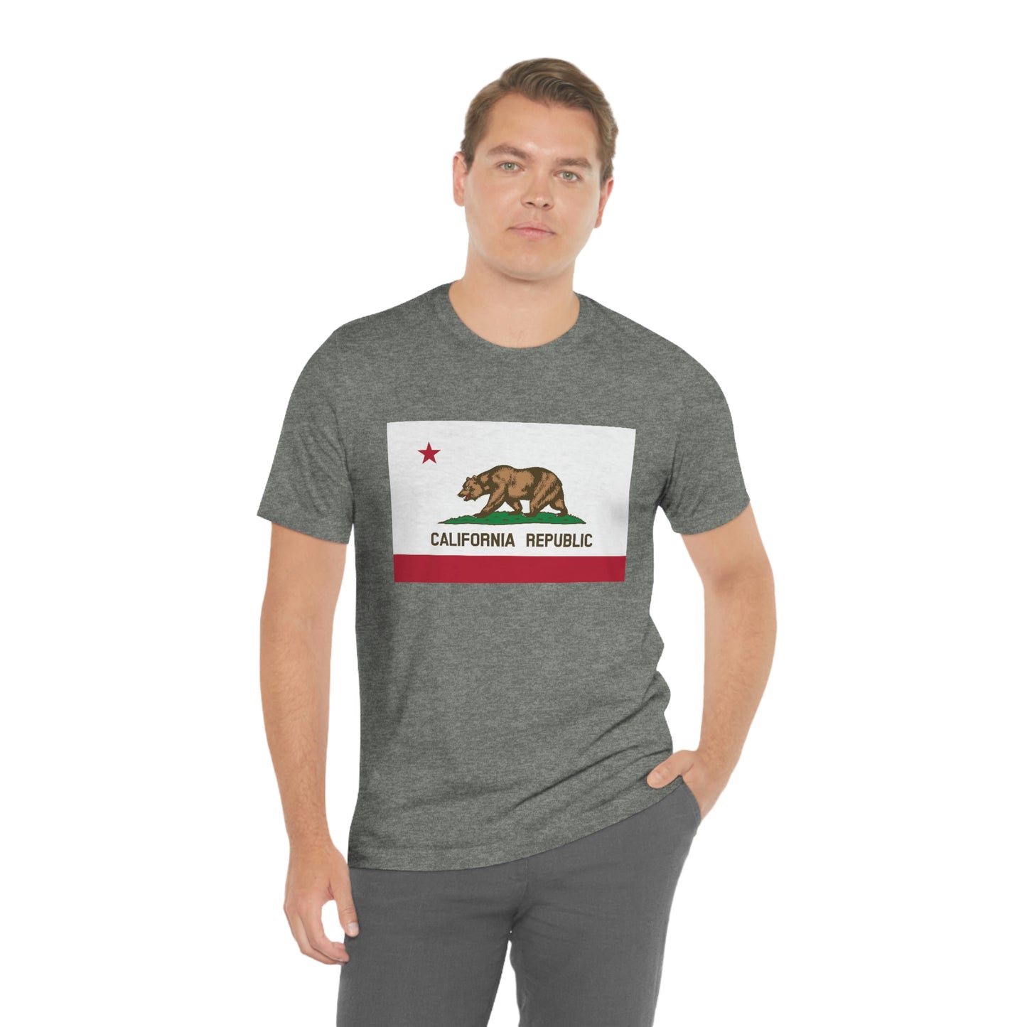 California Flag Unisex Jersey Short Sleeve Tee Tshirt T-shirt