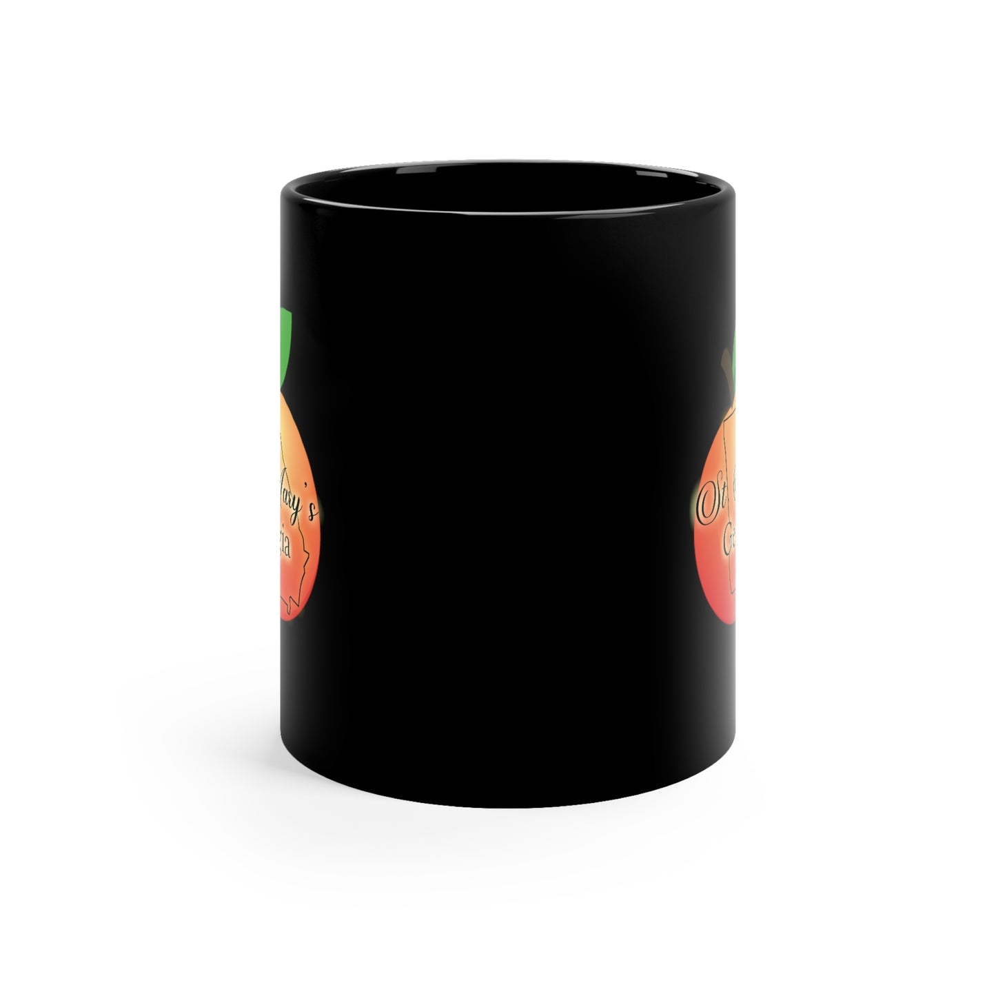 St. Mary's Georgia 11oz Black Mug