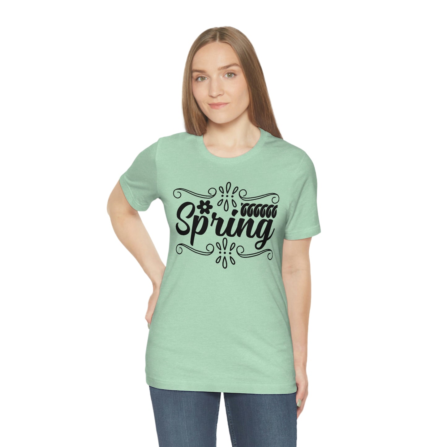 Spring with Frame Unisex Jersey Short Sleeve Tee