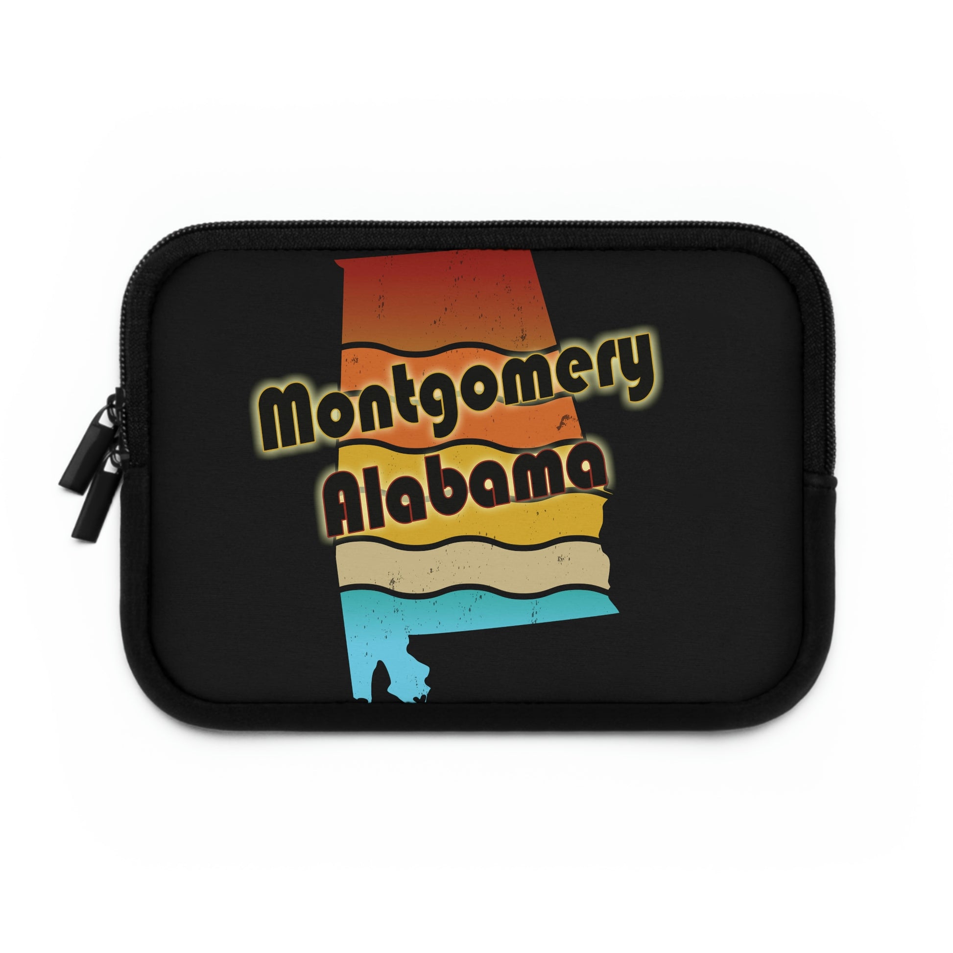 Montgomery Alabama Retro Sunset Laptop Sleeve