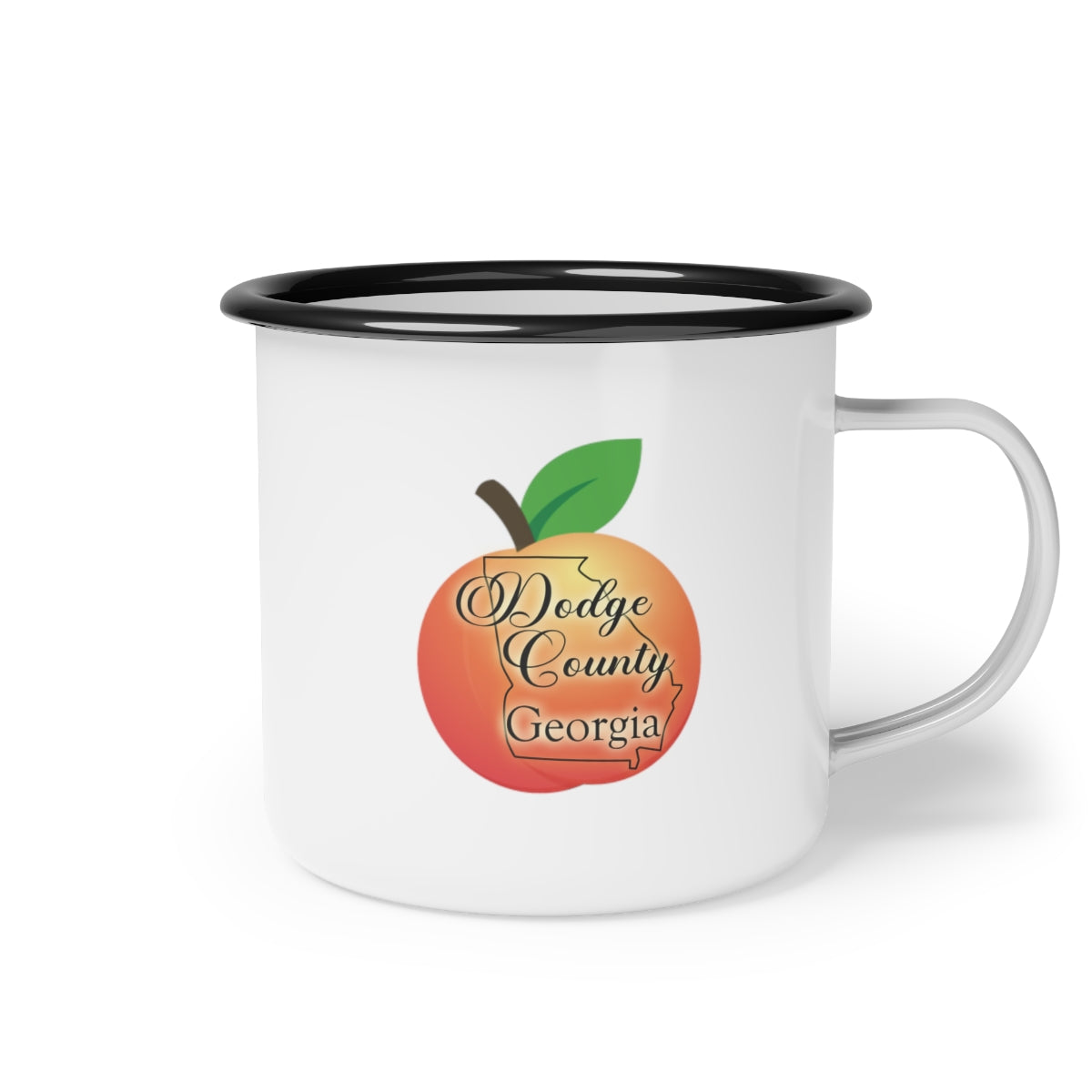 Dodge County Georgia Enamel Camp Cup