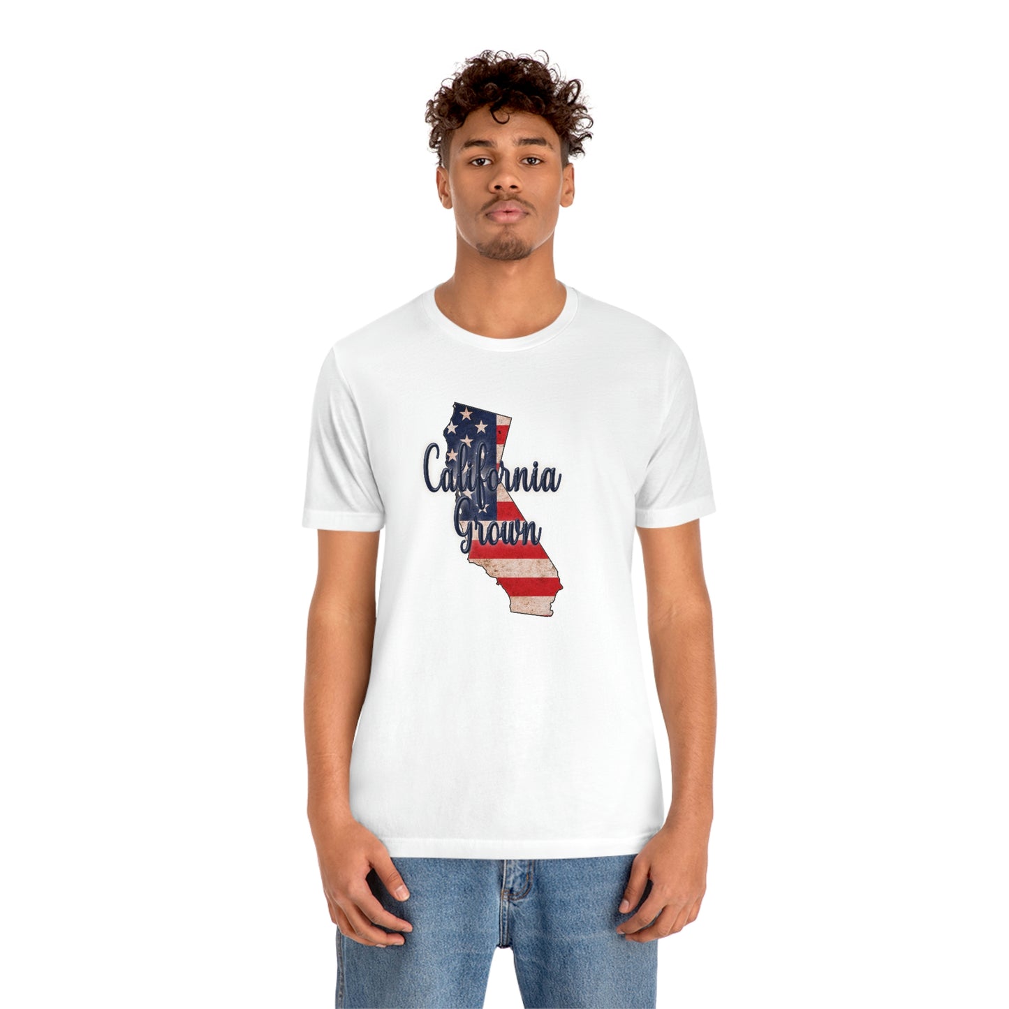California US Flag Unisex Jersey Short Sleeve Tee Tshirt T-shirt