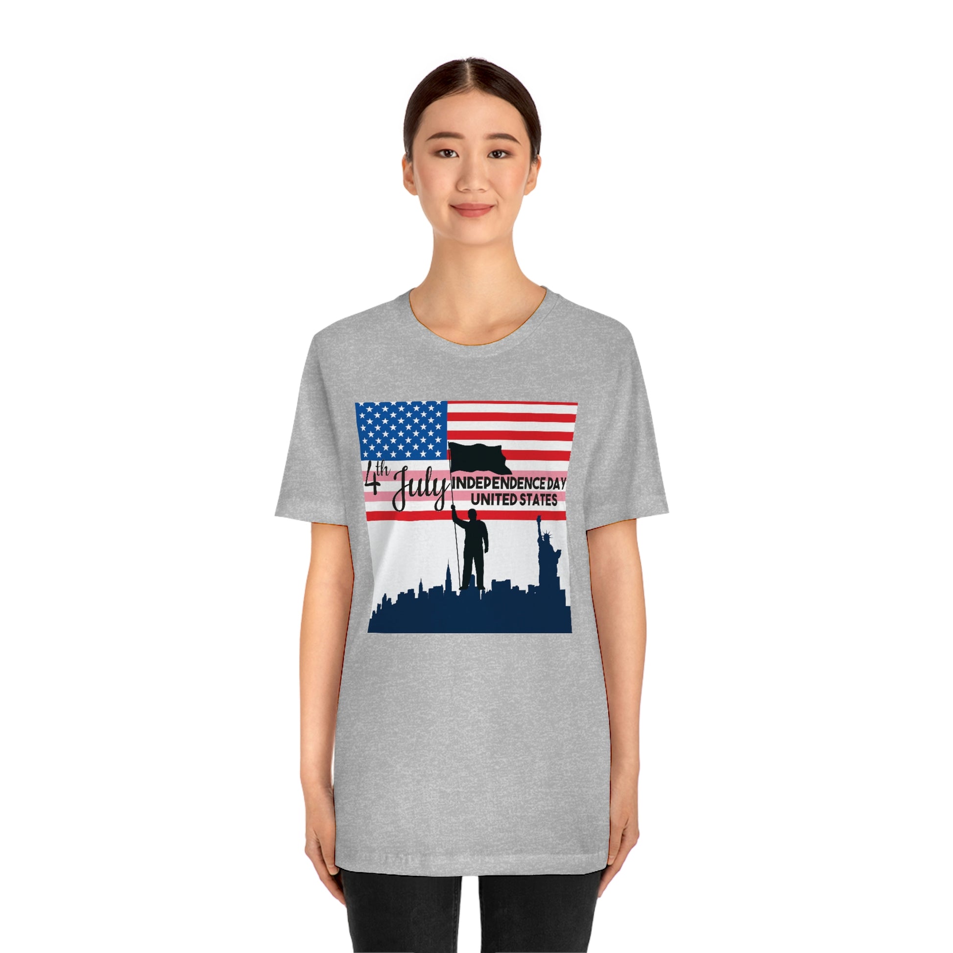4th of July Independence Day United States Unisex Jersey Short Sleeve T-shirt