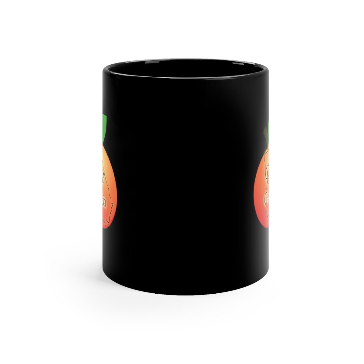 Carl Georgia 11oz Black Mug