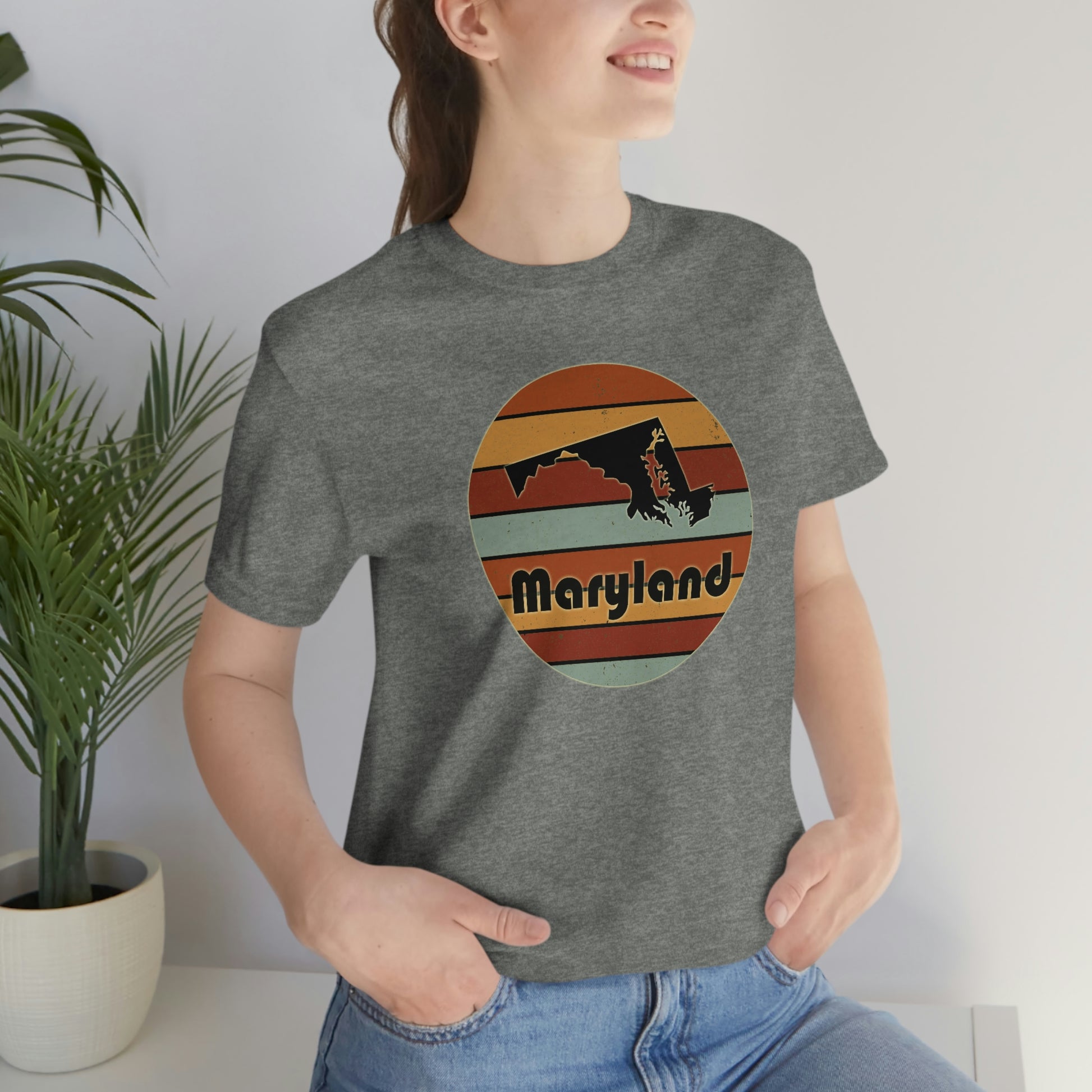 Maryland Retro Sunset Short Sleeve T-shirt