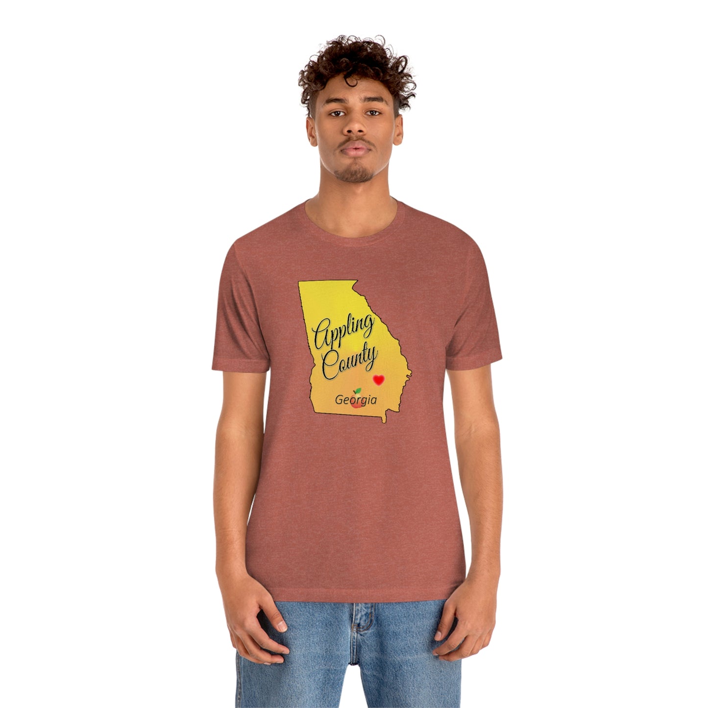 Appling County Georgia Unisex Jersey Short Sleeve Tee