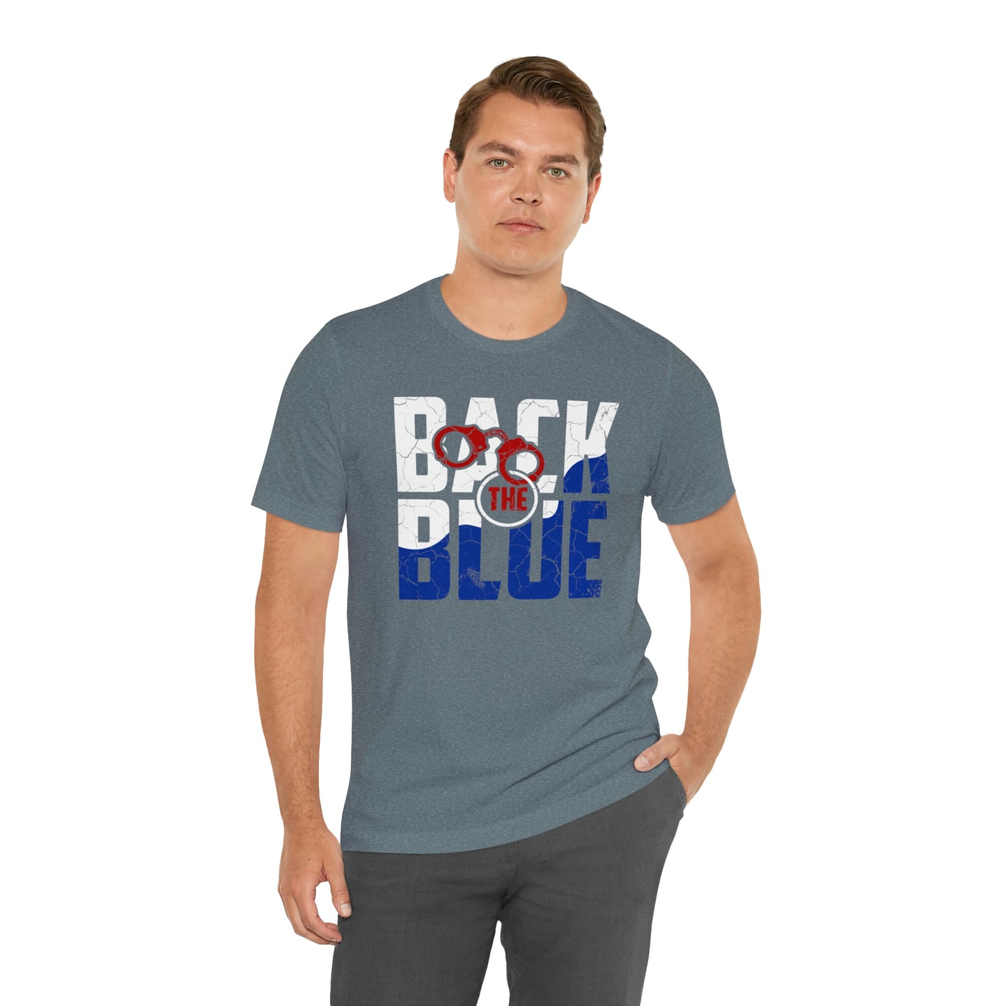 Back the Blue Police Short Sleeve T-shirt