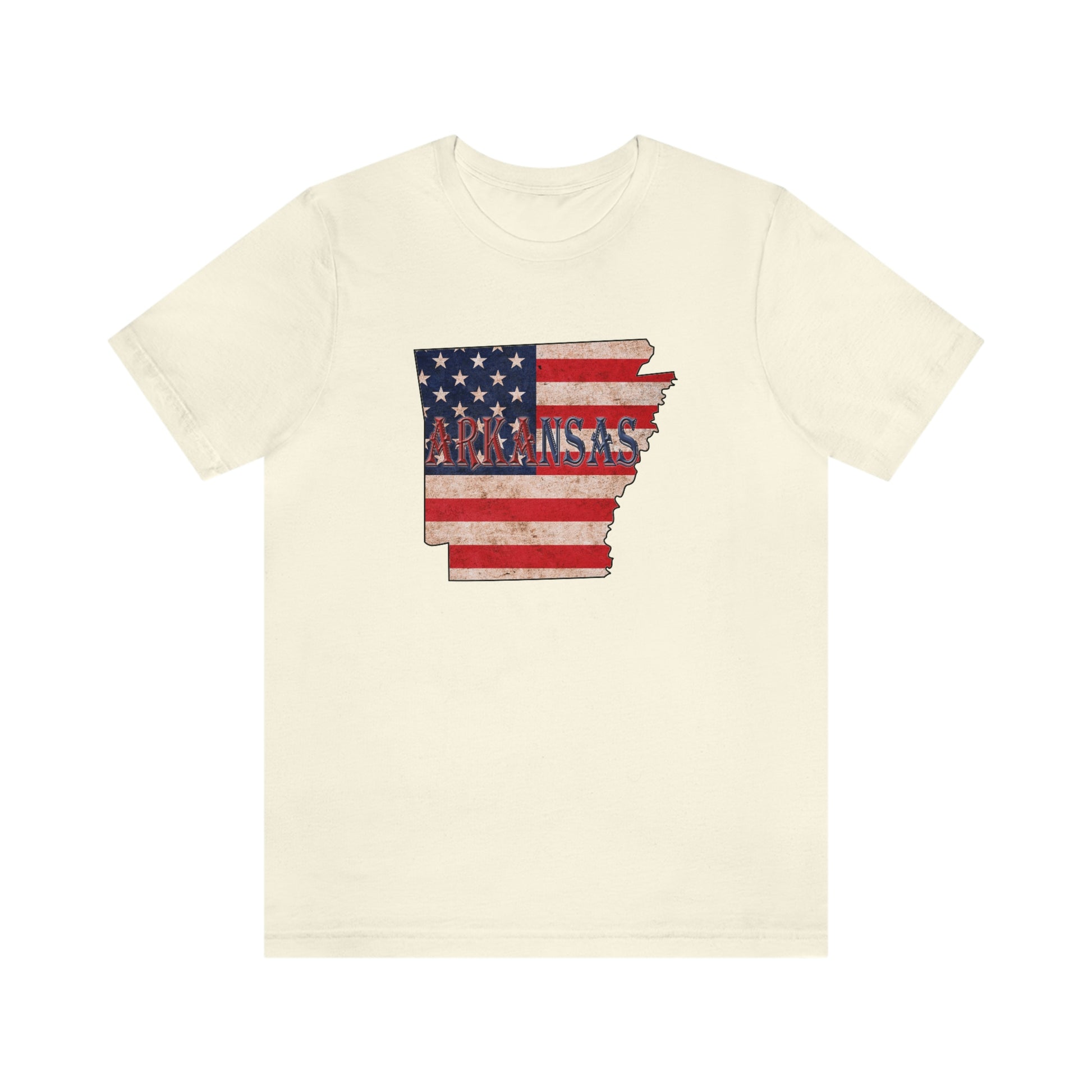 Arkansas AR US Flag Unisex Jersey Short Sleeve Tee Tshirt T-shirt